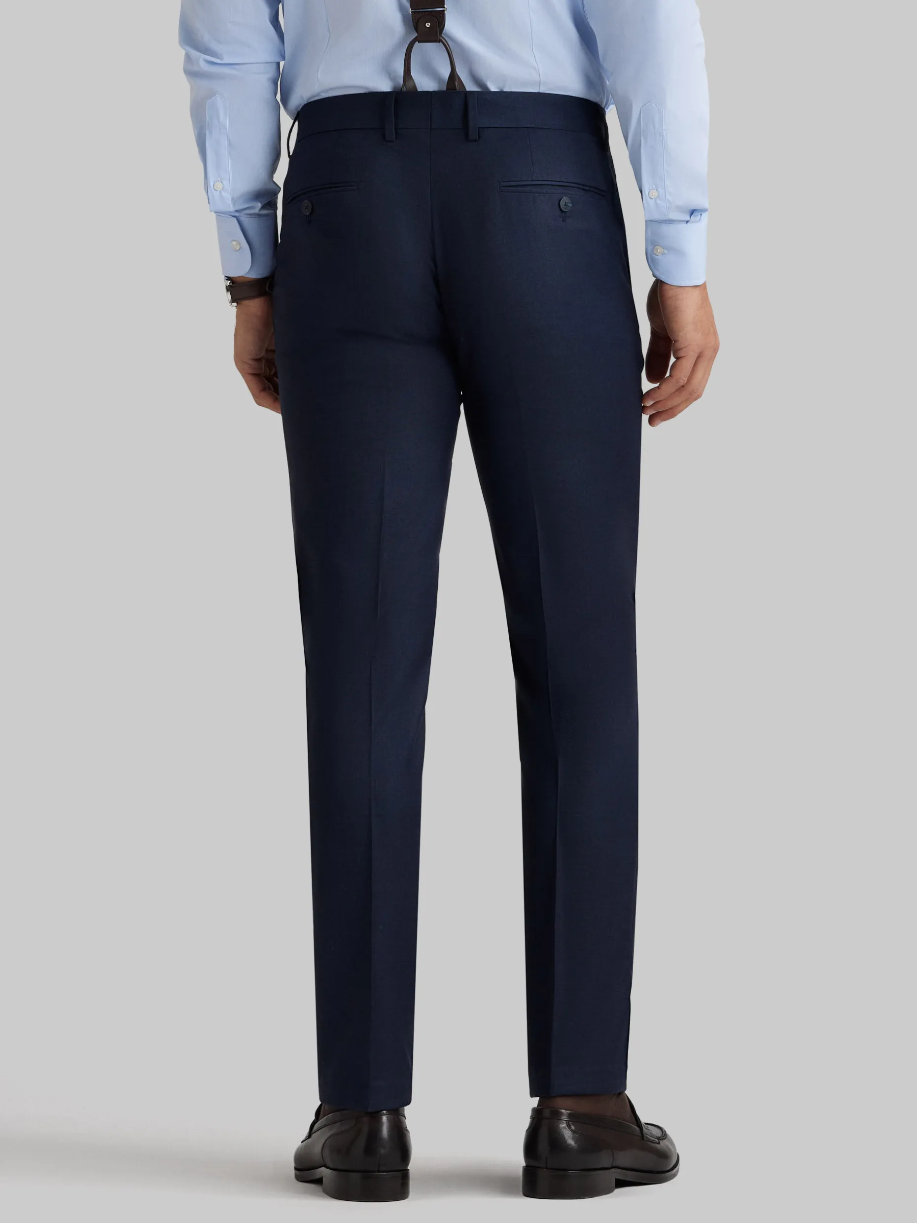 Pantaloni Eleganti Uomo Alvaro Moreno - Trama Fil-a-Fil con Design Slim Fit, Comfort Ottimale e Prezzo Imbattibile per Look Casual Chic