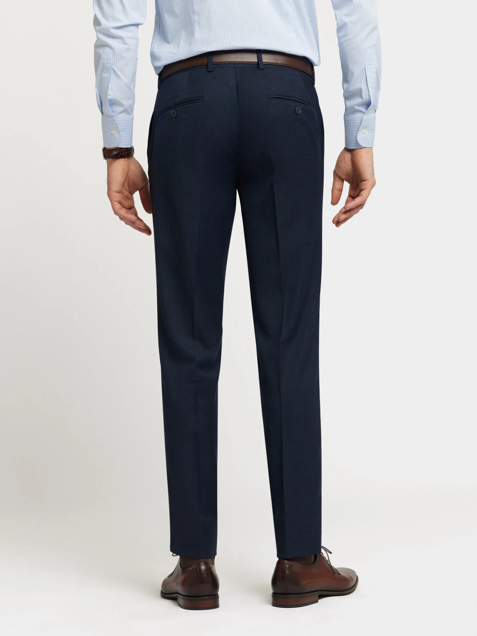 Pantaloni Eleganti Uomo - Trama Fili a Filo, Confortevoli e Tessuto Premium | Collezione Alvaro Moreno