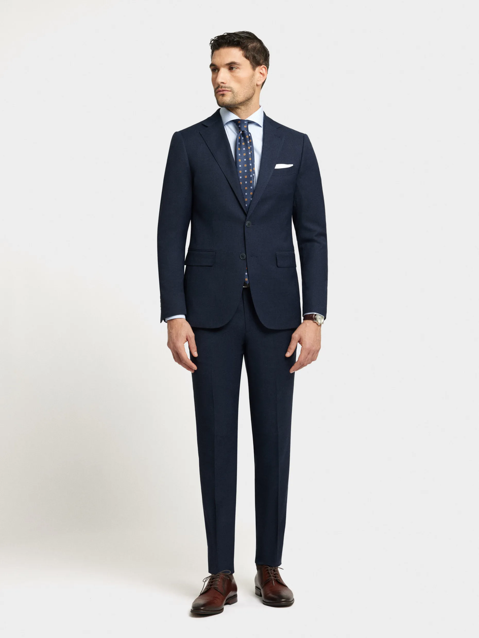 Pantaloni Eleganti Uomo - Trama Fili a Filo, Confortevoli e Tessuto Premium | Collezione Alvaro Moreno