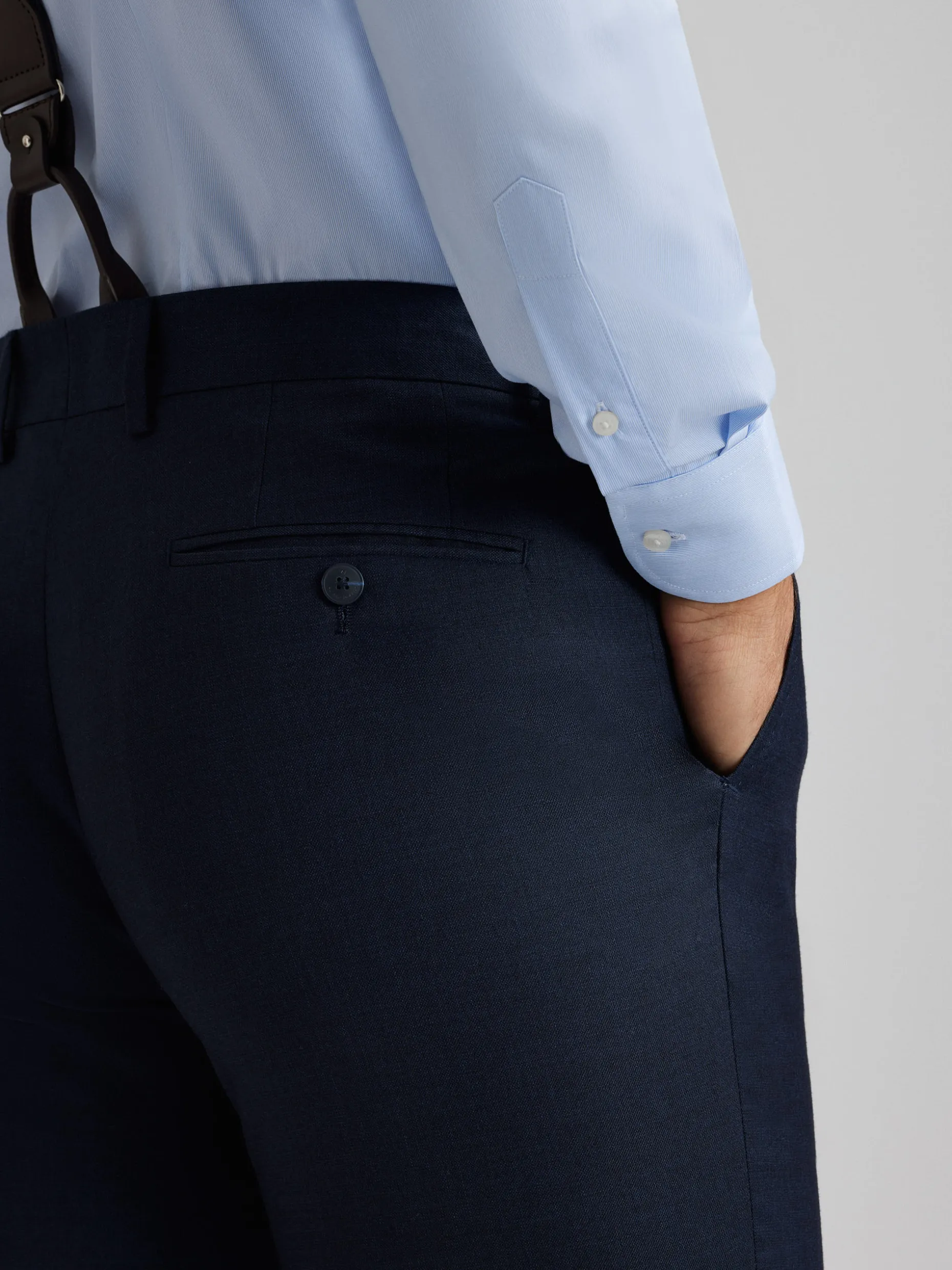 Pantaloni Eleganti Uomo Alvaro Moreno - Trama Fil-a-Fil con Design Slim Fit, Comfort Ottimale e Prezzo Imbattibile per Look Casual Chic