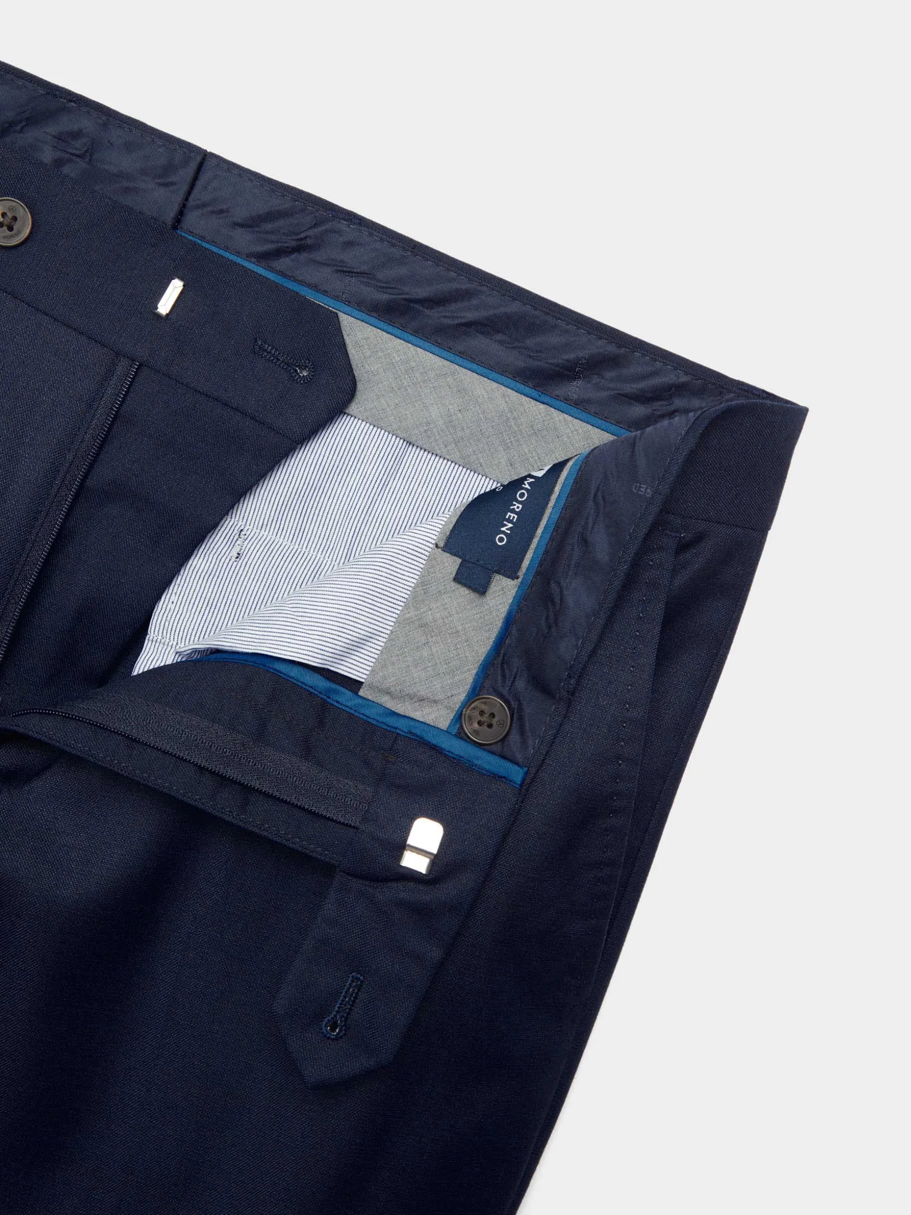 Pantaloni Uomo Trama Spigata Alvaro Moreno - Scelta Top con Sconto Esclusivo & Confezione Elegante (Edizione Limitata, Solo per Pochi Giorni!)