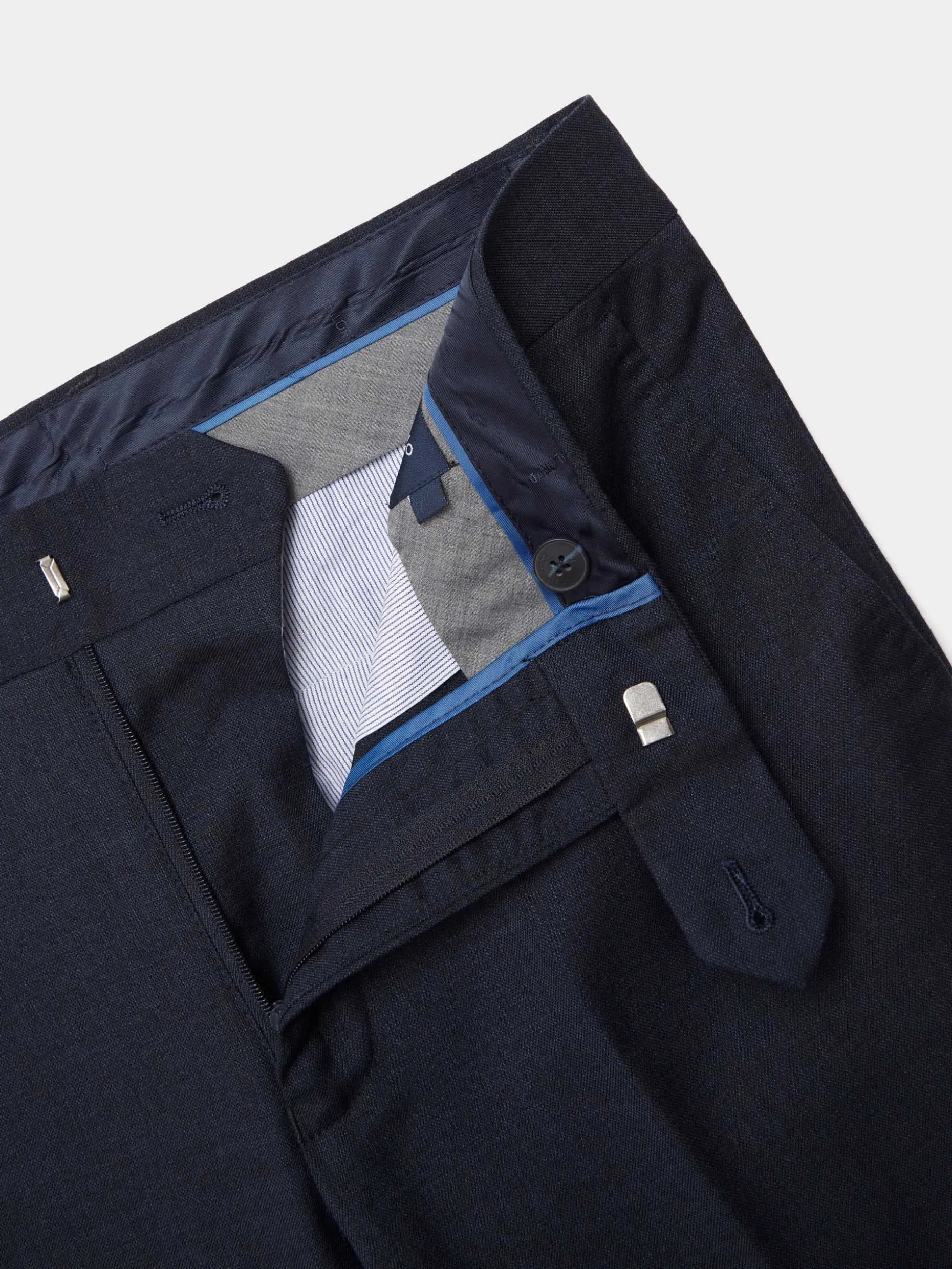 Pantaloni Eleganti Uomo - Trama Fili a Filo, Confortevoli e Tessuto Premium | Collezione Alvaro Moreno