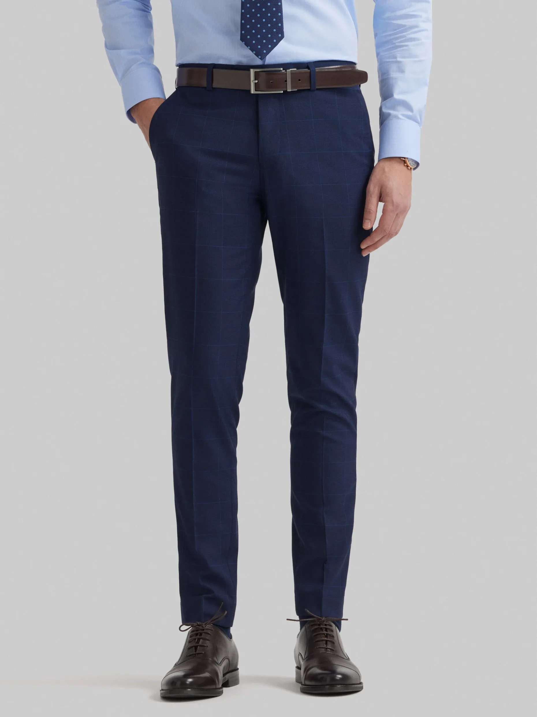 Pantaloni Eleganti Uomo Taglio Slim Gales - Collezione Esclusiva Alvaro Moreno