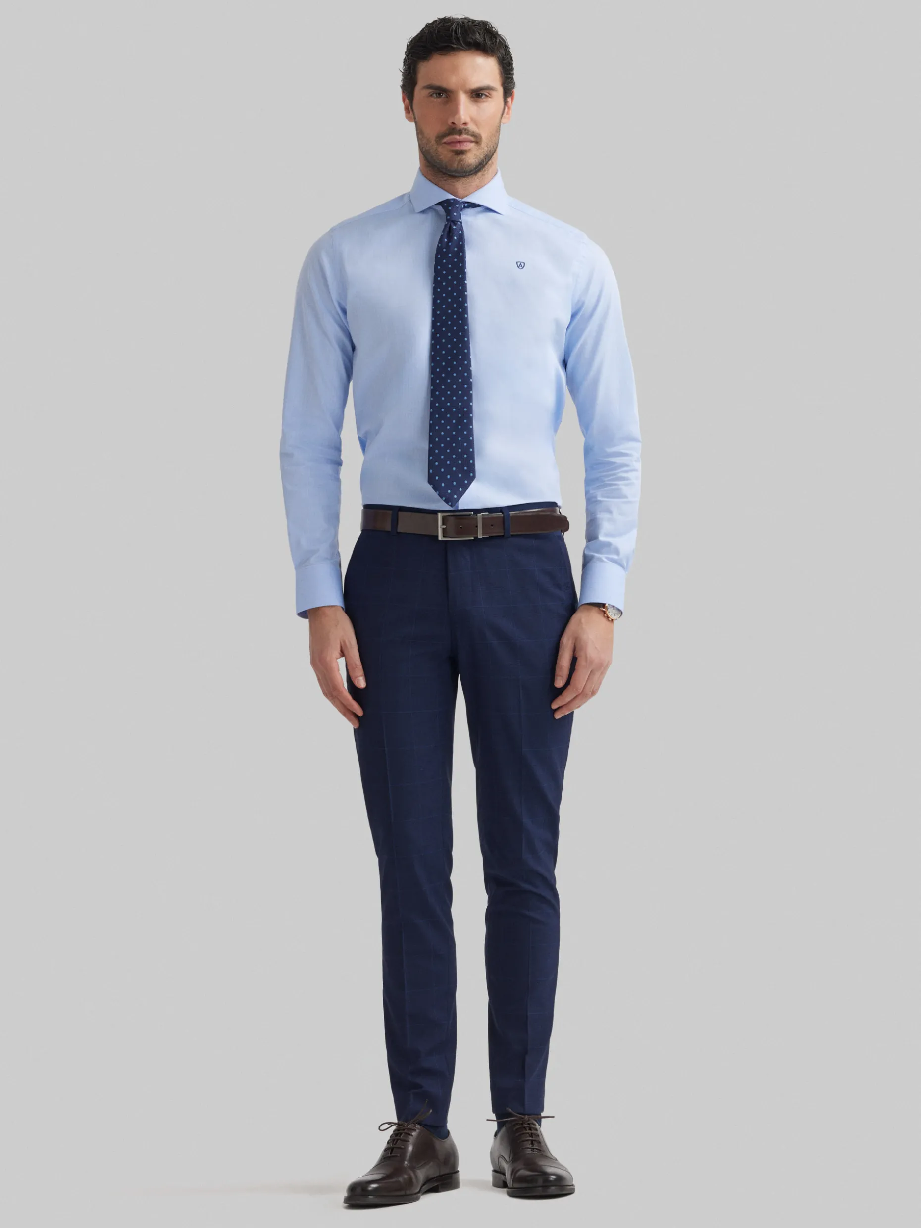 Pantaloni Eleganti Uomo Taglio Slim Gales - Collezione Esclusiva Alvaro Moreno