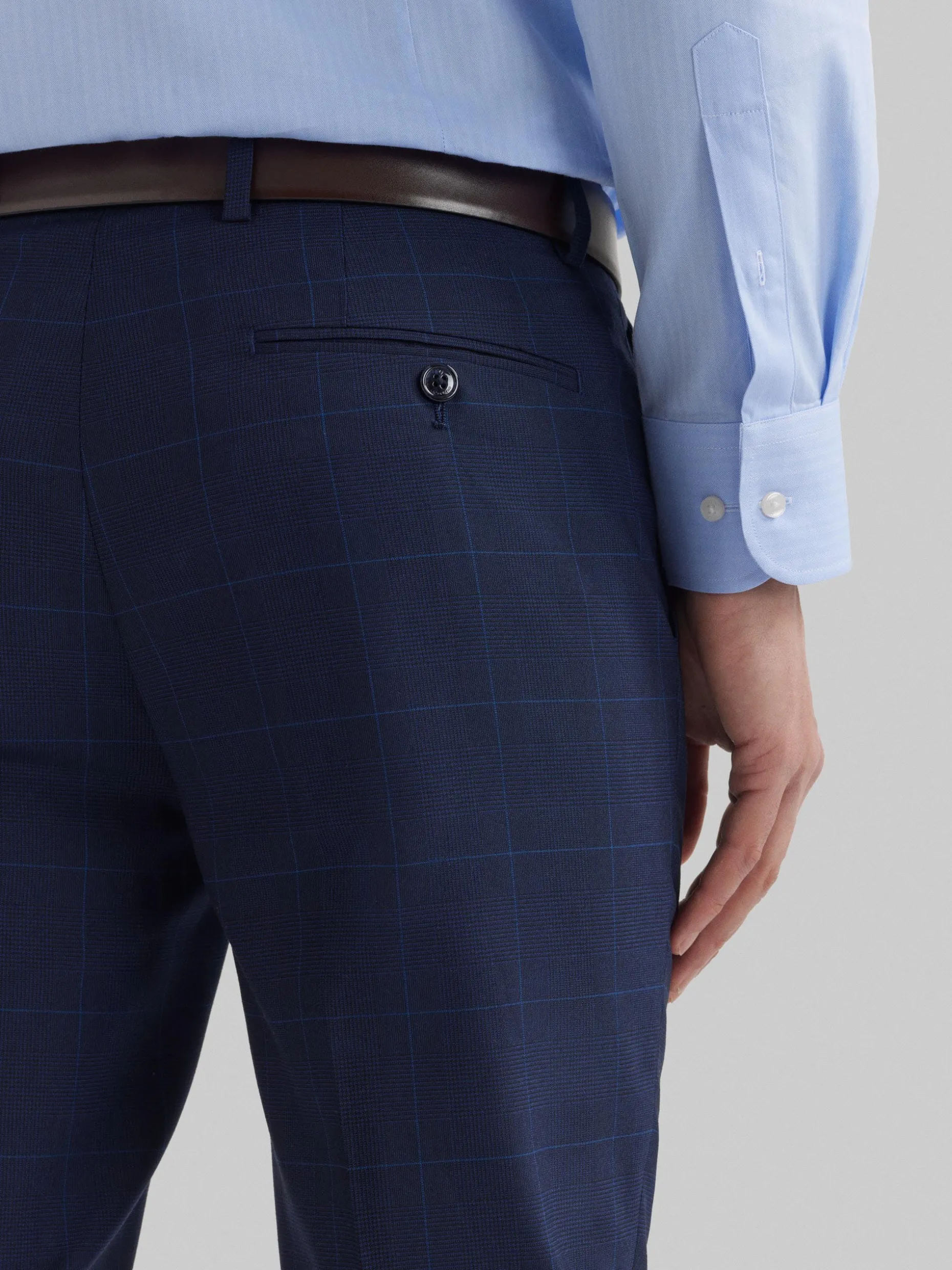 Pantaloni Eleganti Uomo Taglio Slim Gales - Collezione Esclusiva Alvaro Moreno