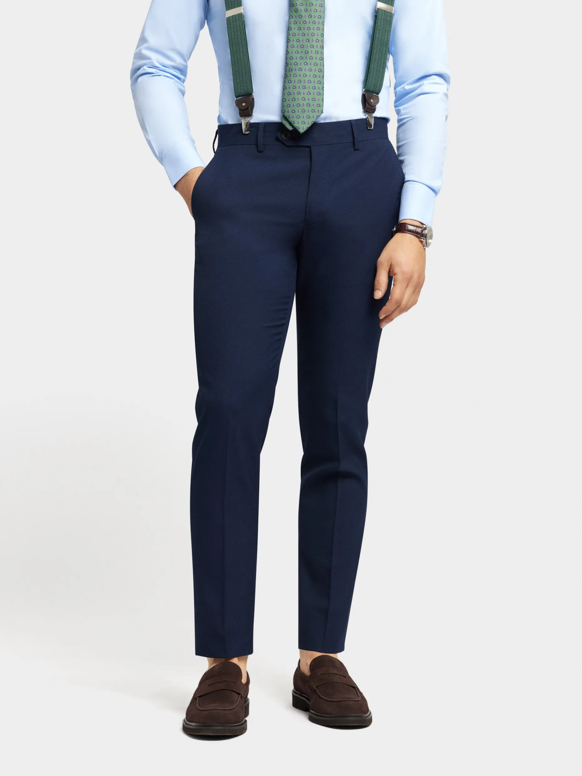 Pantaloni Eleganti Uccellino Micro - Tessuto Morbido e Classico Design | Store Alvaro Moreno