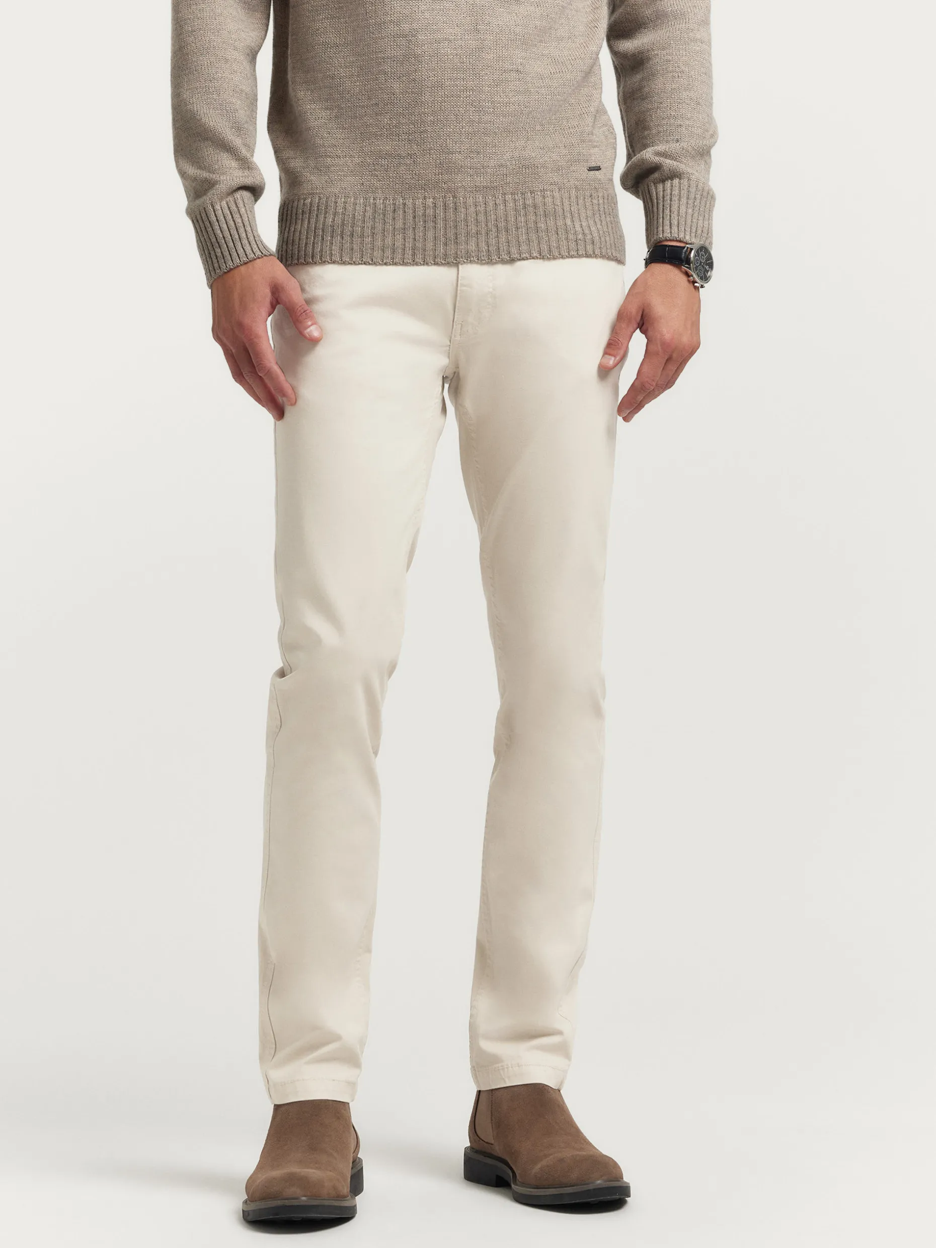 Pantaloni Uomo con 5 Tasche Multiple - Design Moderno da Alvaro Moreno | Taglio Slim & Comodi per Ogni Occasione | Collezione Esclusiva Online