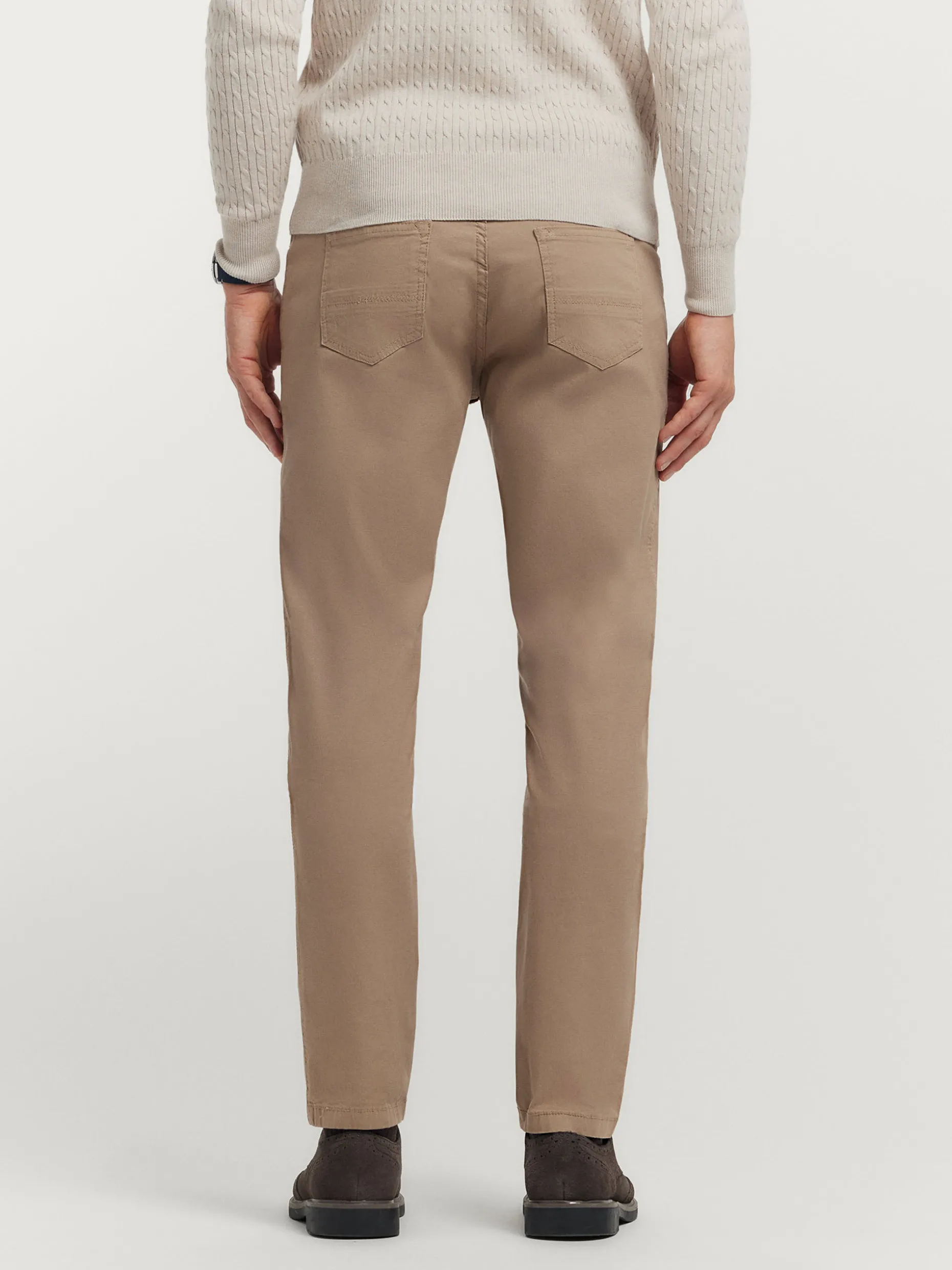 Pantaloni Uomo Microfibra Con 5 Tasche - Alvaro Moreno | Promozione Esclusiva Estate 2024