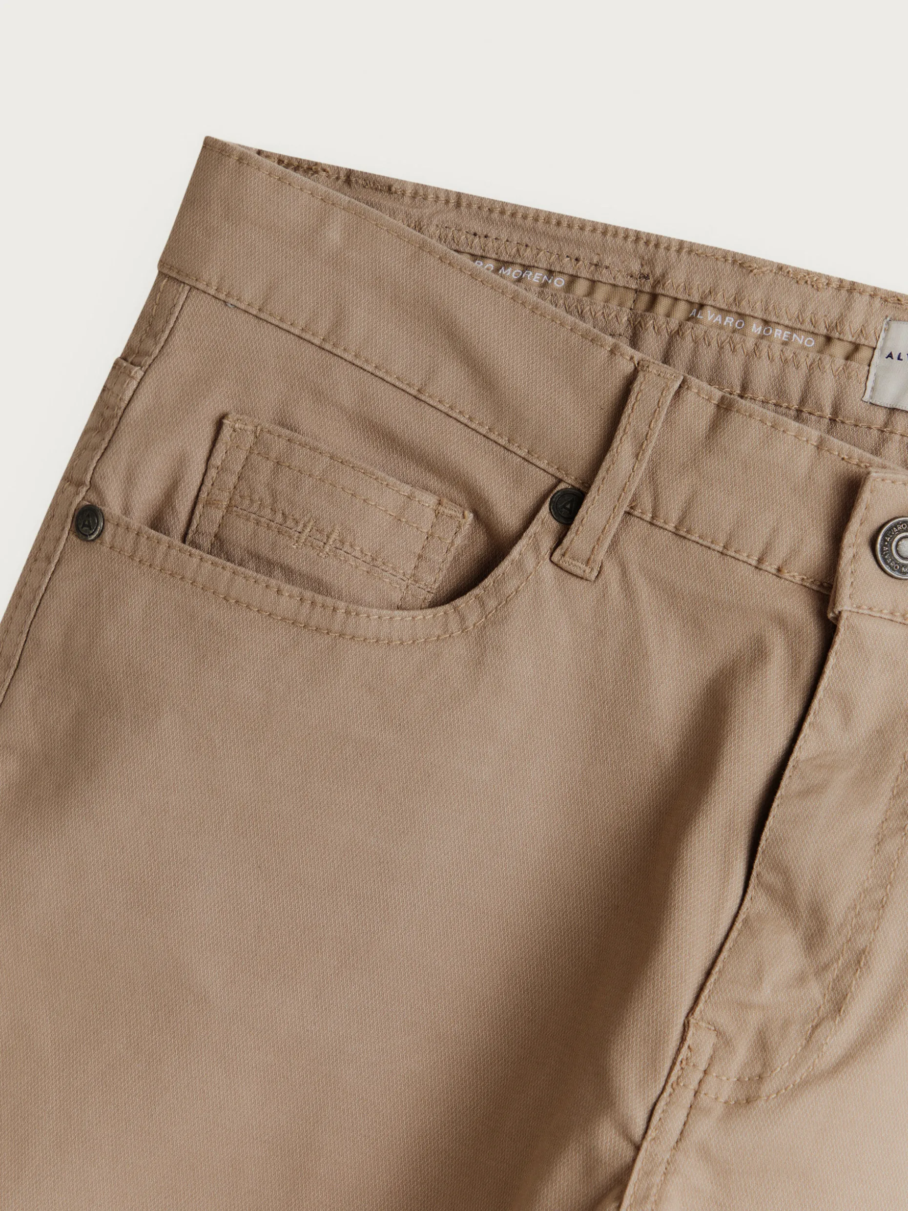 Pantaloni Uomo Microfibra Con 5 Tasche - Alvaro Moreno | Promozione Esclusiva Estate 2024