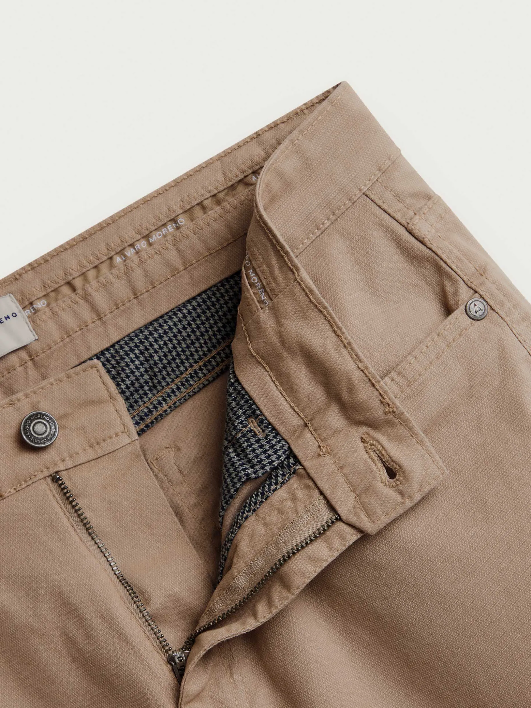 Pantaloni Uomo Microfibra Con 5 Tasche - Alvaro Moreno | Promozione Esclusiva Estate 2024