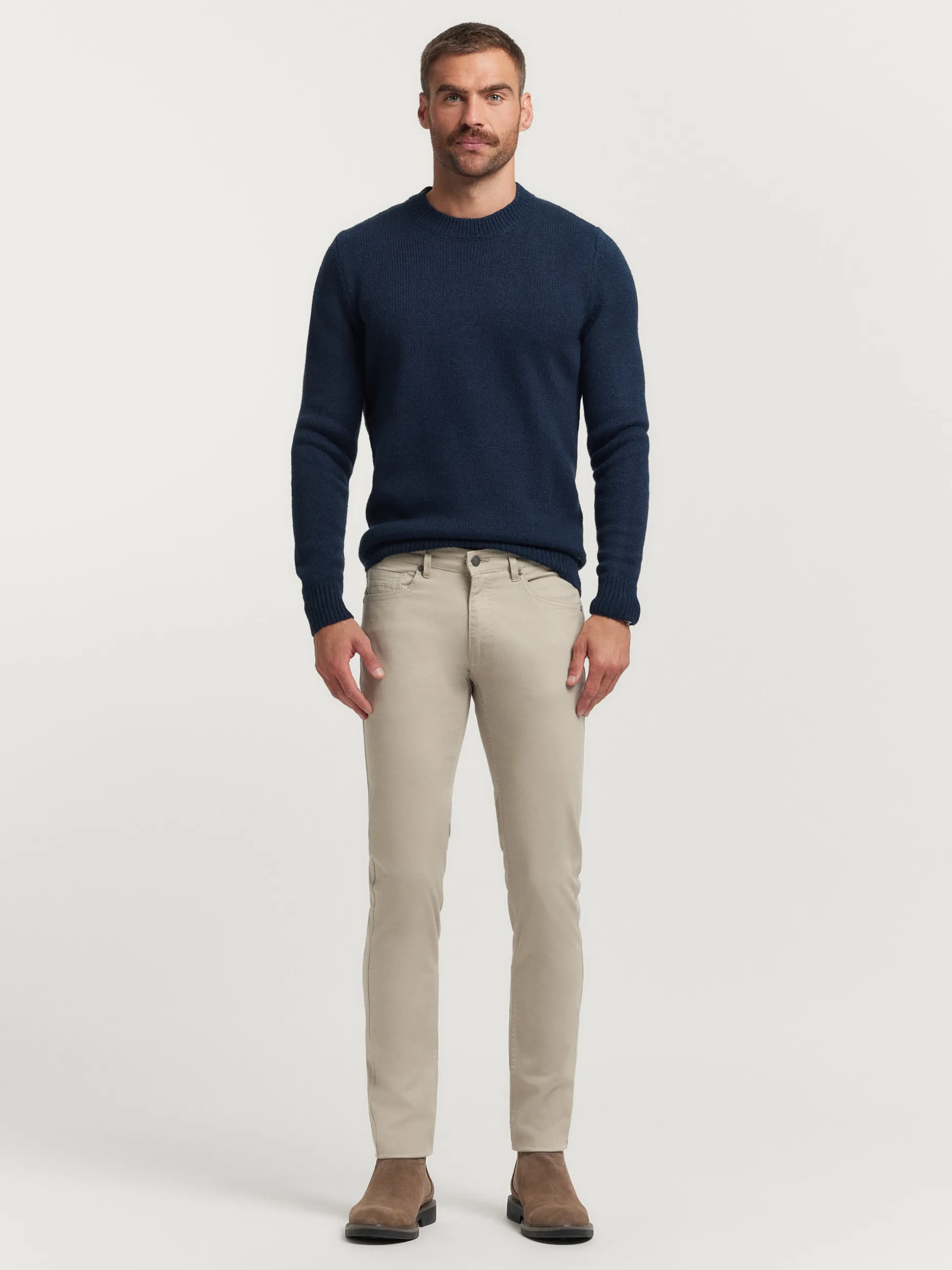 Jeans Confortevoli Microfit con 5 Tasche Pratiche - Collezione Hot di Alvaro Moreno