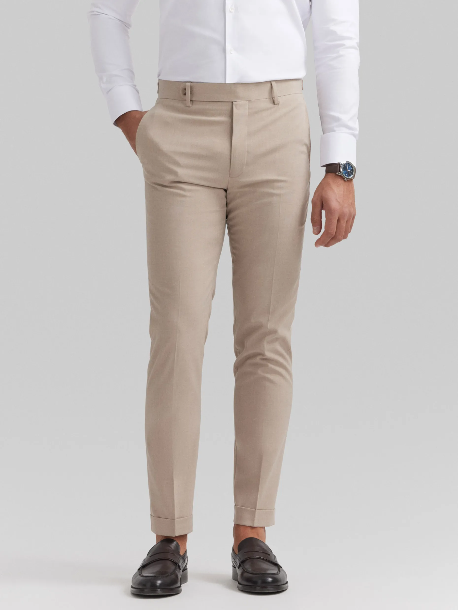 Pantaloni Eleganti Napoli Uomo - Collezione Autunno/Inverno 2023 by Alvaro Moreno | Tessuto Premium con Confezione Artigianale | Stile Italiano Contemporaneo per Occasioni Speciali