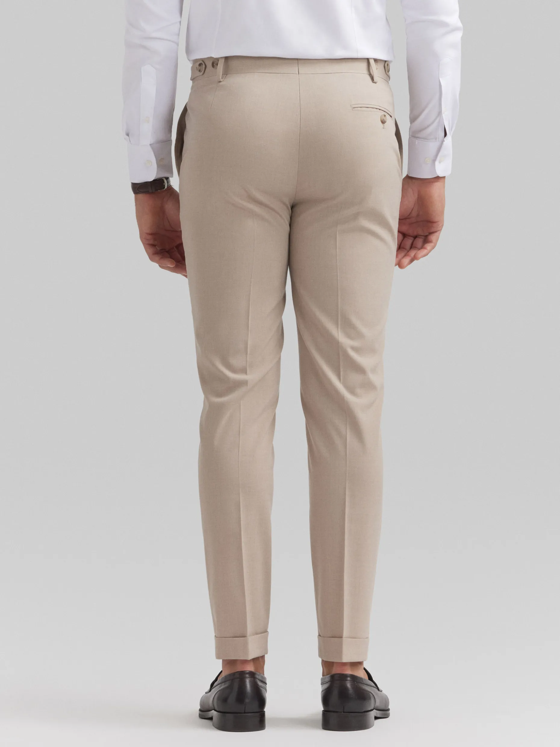 Pantaloni Eleganti Napoli Uomo - Collezione Autunno/Inverno 2023 by Alvaro Moreno | Tessuto Premium con Confezione Artigianale | Stile Italiano Contemporaneo per Occasioni Speciali