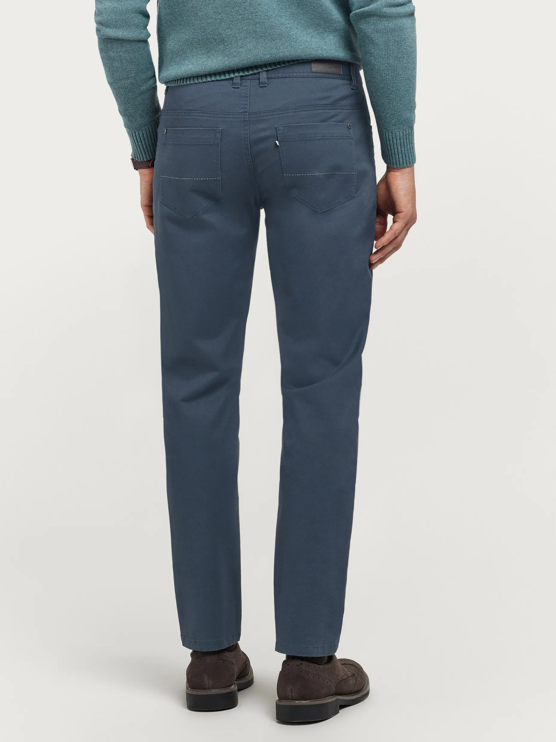Alvaro Moreno - Pantaloni Classici Uomo Design Comodo, Outlet Esclusivo Confezione Premium