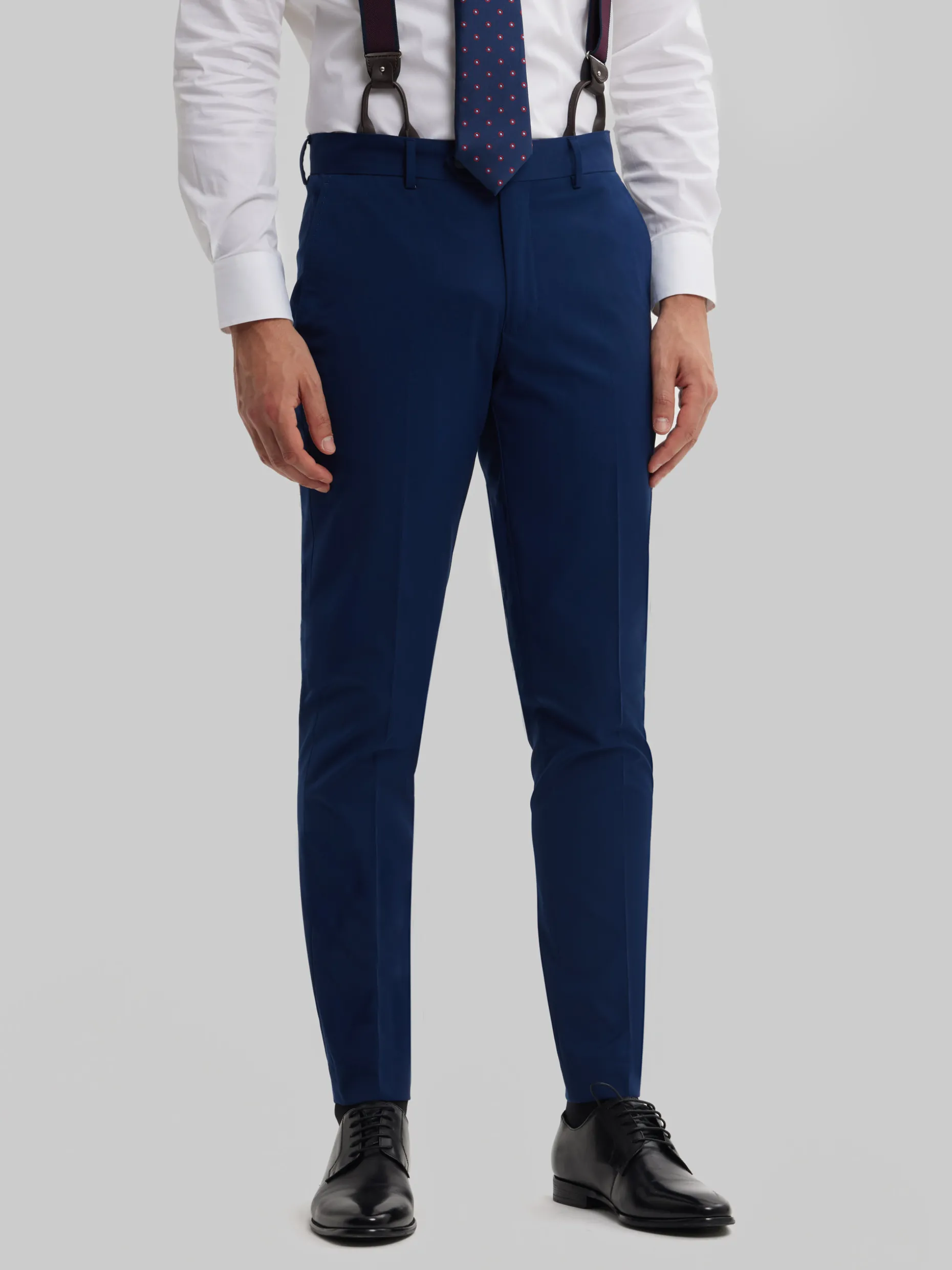 Pantaloni Eleganti Slim Fit Classici in Tessuto Pregiato - Saldo Esclusivo Alvaro Moreno