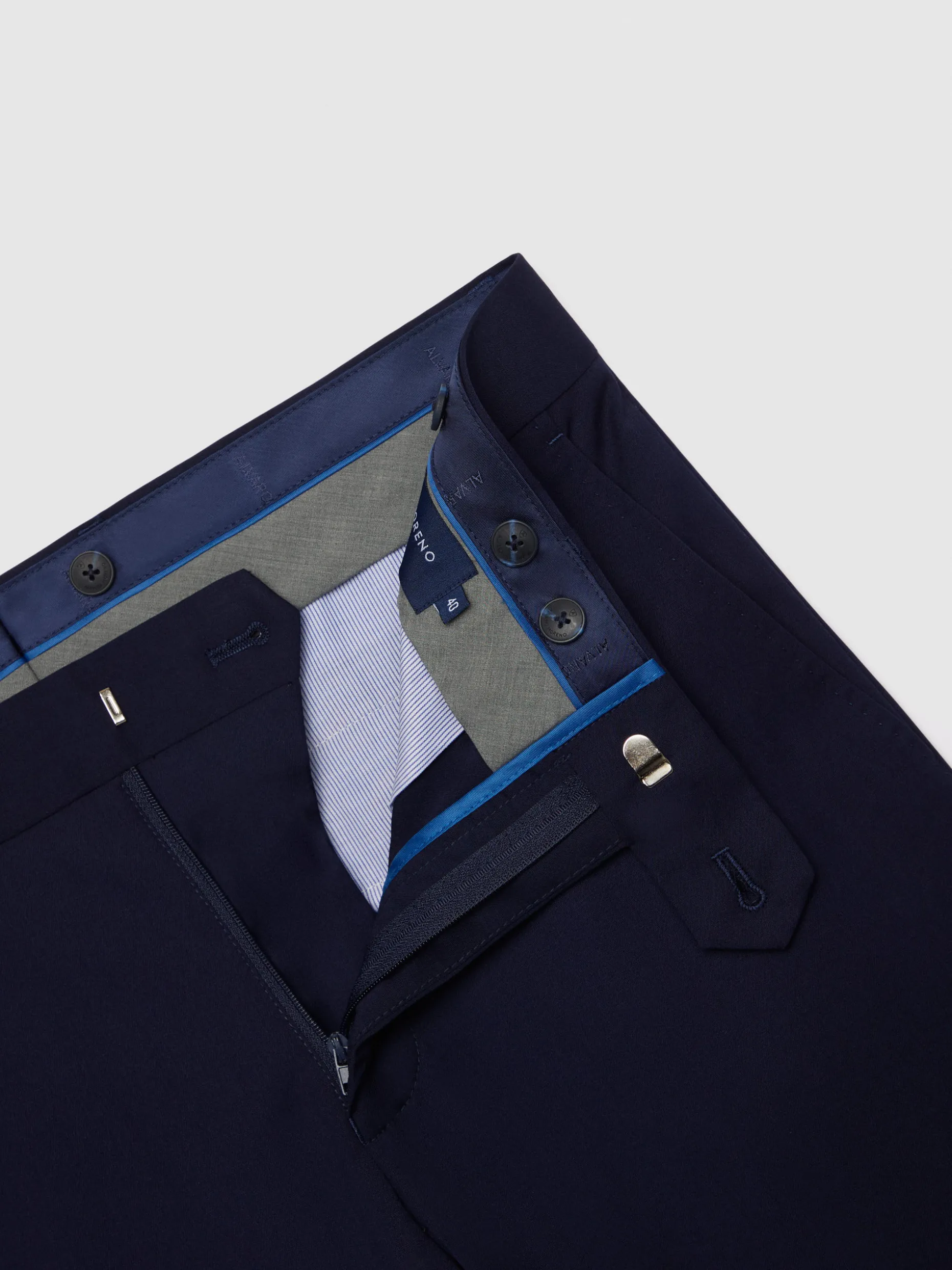 Alvaro Moreno: Pantaloni Slim Linea Essenziale con Confezione Moderna - Taglio Contemporaneo