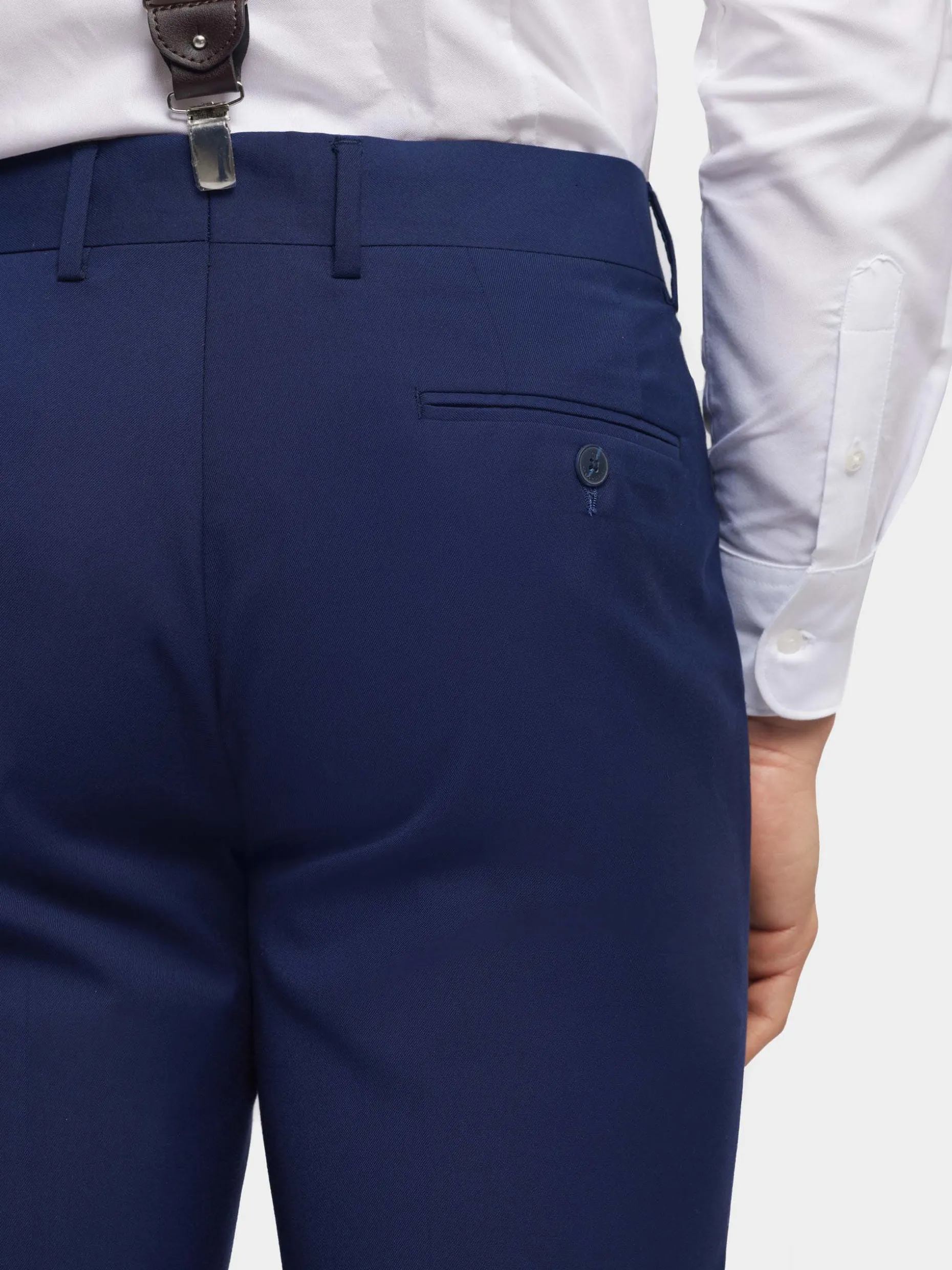 Pantaloni Uomo in Tessuto Twill Design Esclusivo Alvaro Moreno - Taglio Moderno Stilizzato