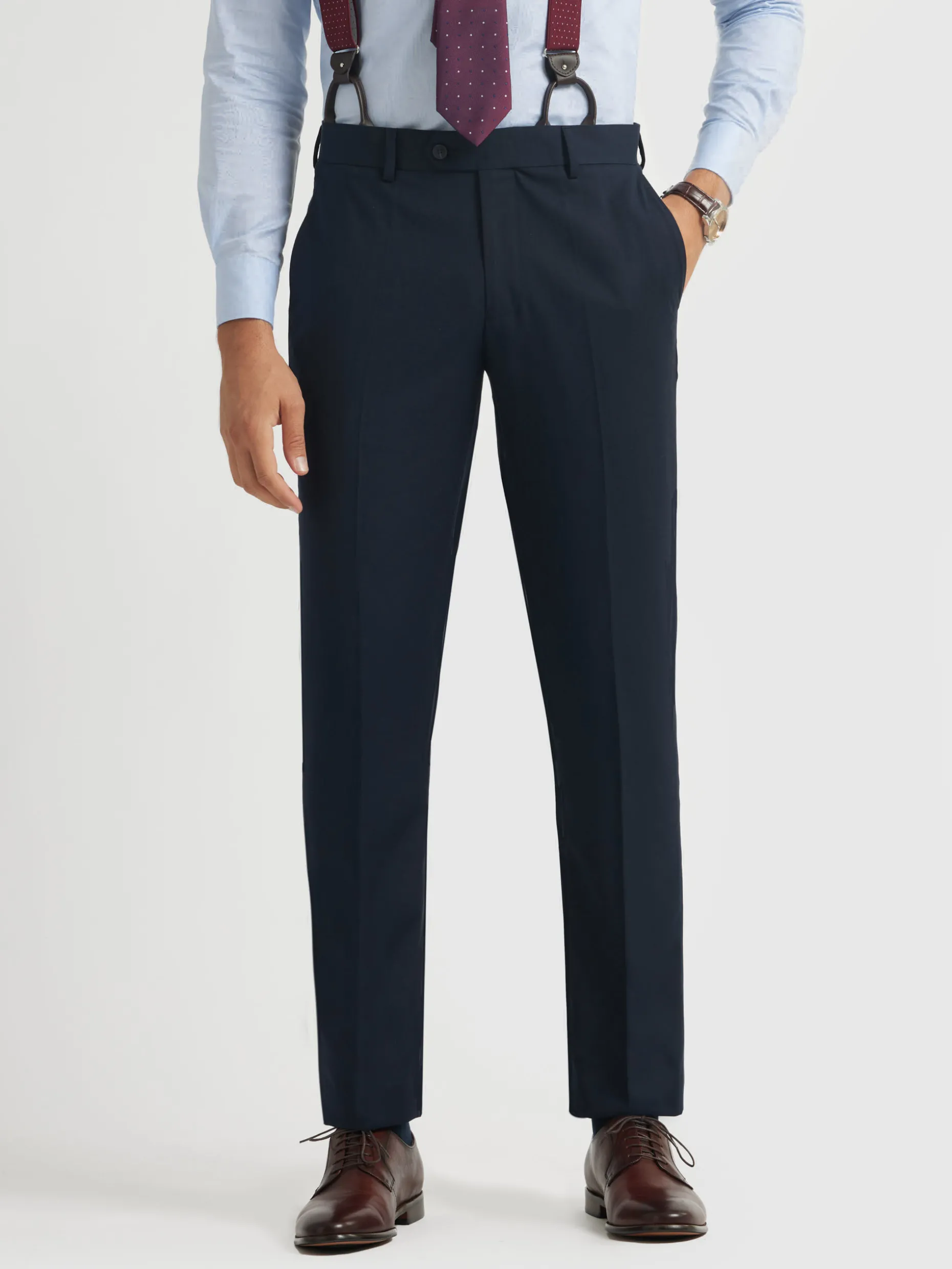 Pantaloni Uomo in Twill Crociato - Comodi ed Eleganti, Stile Classico con Tocco Casual - Alvaro Moreno Store