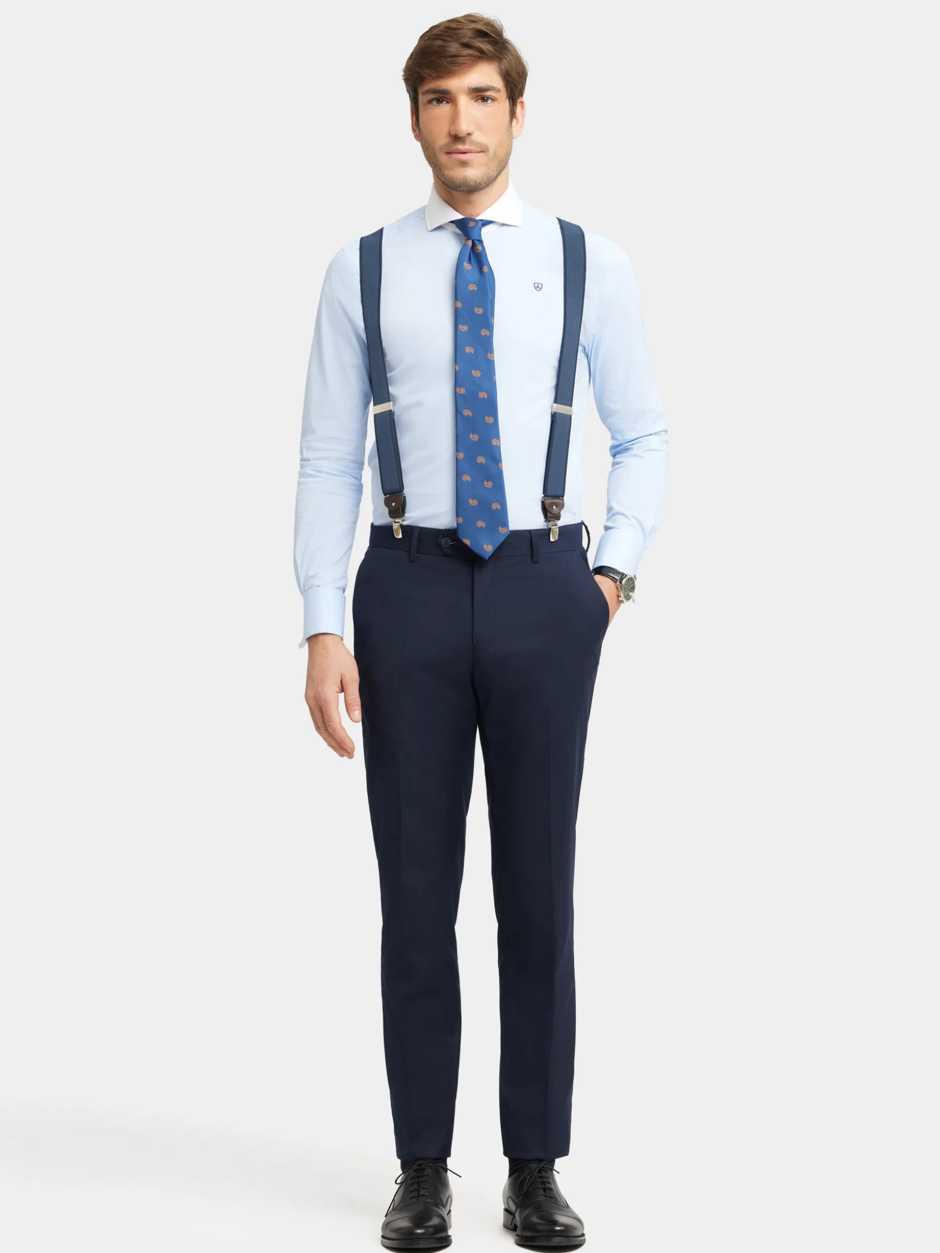 Pantaloni Uomo in Twill Incrociato - Design Classico di Alvaro Moreno con Prezzo Accessibile e Confortevoli Dettagli Stilistici
