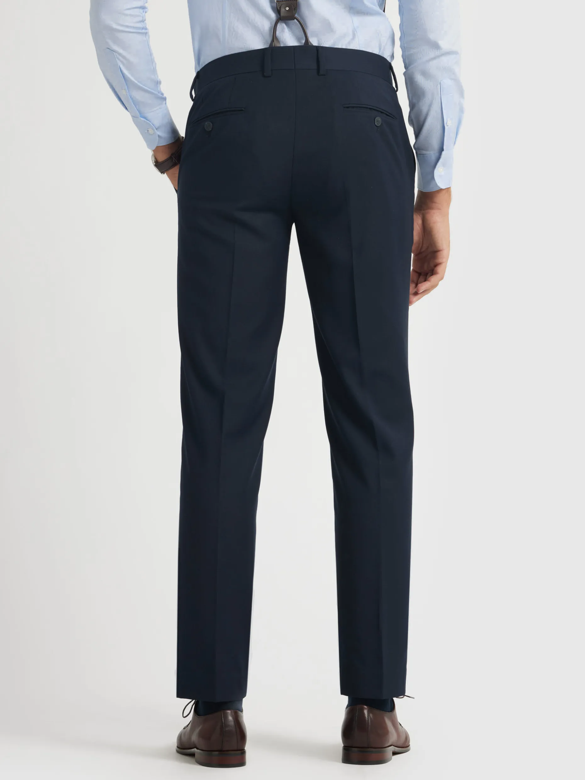 Pantaloni Uomo in Twill Crociato - Comodi ed Eleganti, Stile Classico con Tocco Casual - Alvaro Moreno Store