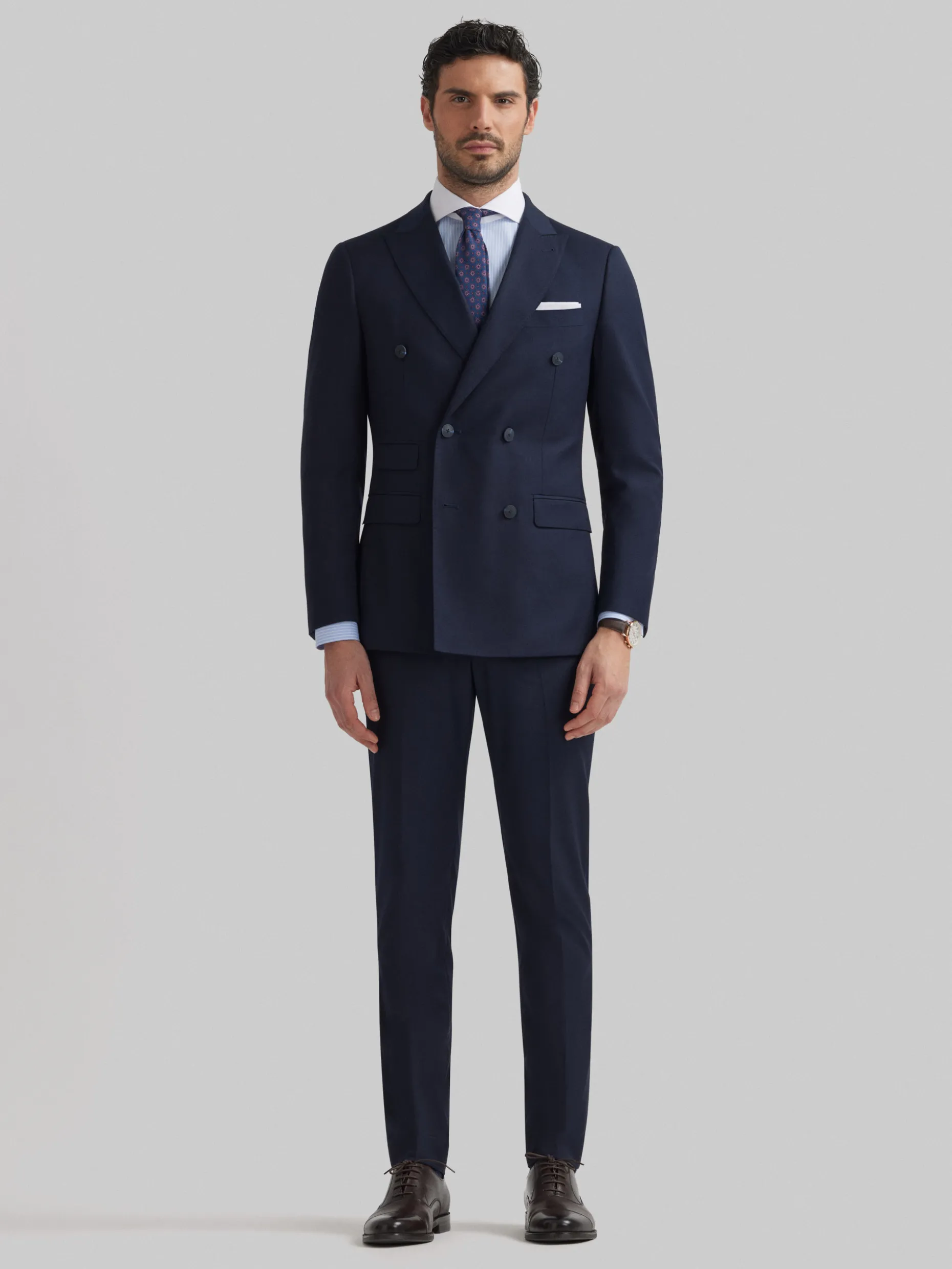 Pantaloni Uomo in Twill a Spina - Design Cruzato Comodo | Outlet Alvaro Moreno, Confezione Classica e Versatile