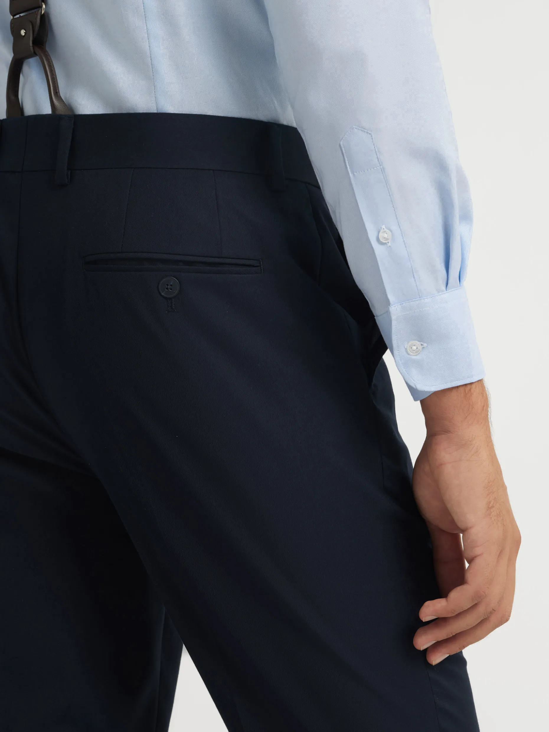 Pantaloni Uomo in Twill Crociato - Comodi ed Eleganti, Stile Classico con Tocco Casual - Alvaro Moreno Store