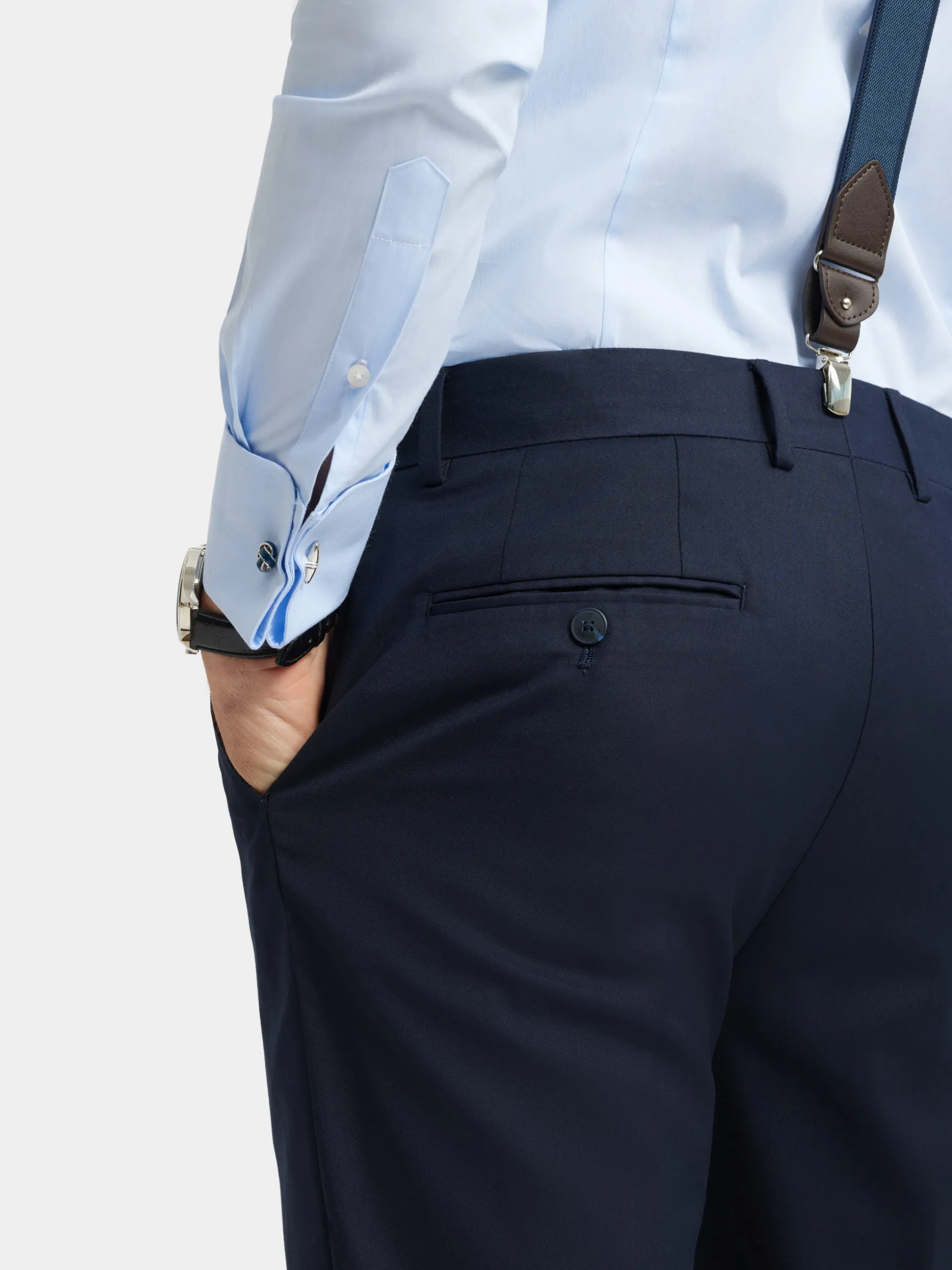 Pantaloni Uomo in Twill Incrociato - Design Classico di Alvaro Moreno con Prezzo Accessibile e Confortevoli Dettagli Stilistici