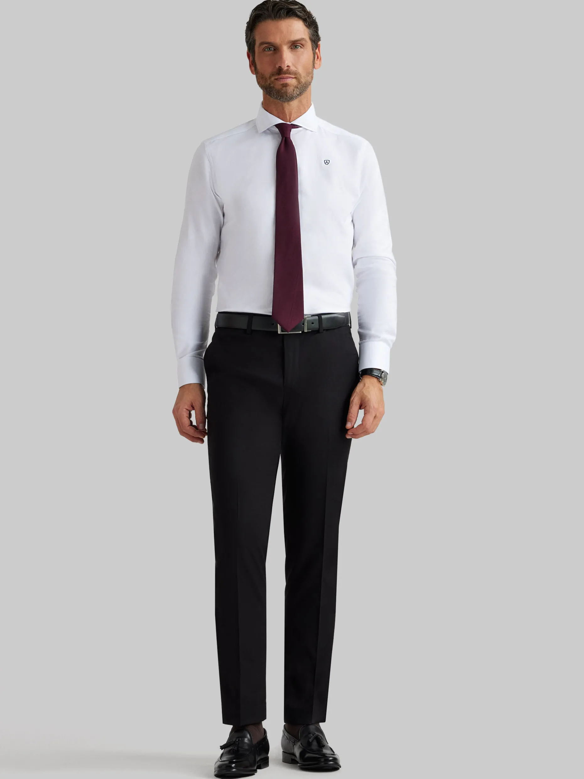 Pantaloni Uomo Classici in Tessuto Twill - Design Confortevole di Alvaro Moreno