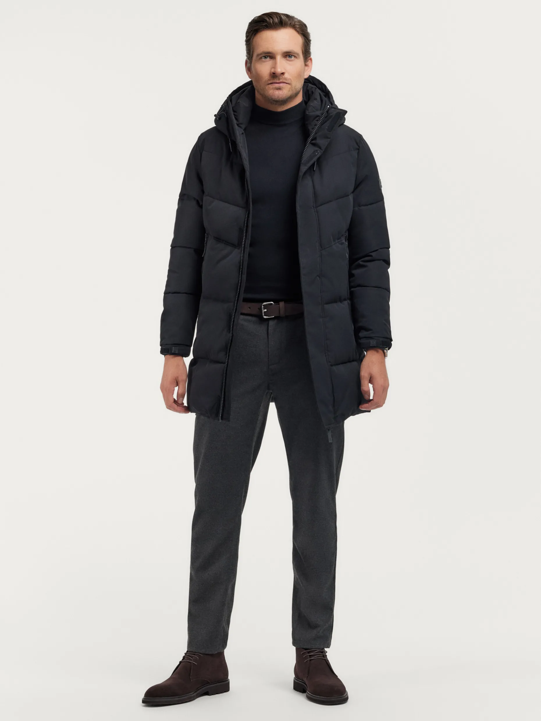 Giacca Invernale Baskerville - Parka Impermeabile con Cappuccio | Abbigliamento Uomo di Alvaro Moreno