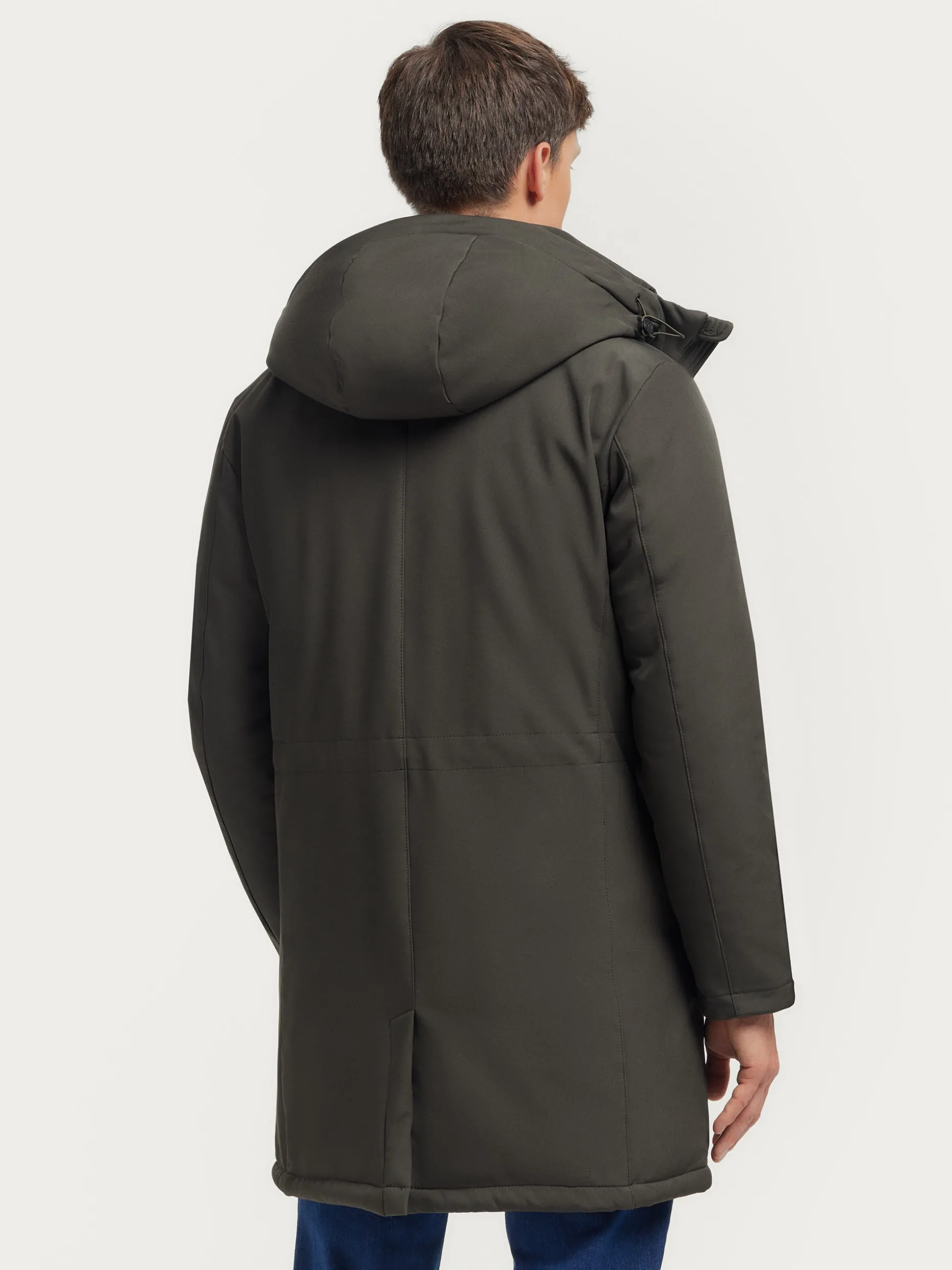 Borgia Parka Premium: Giacca Impermeabile Elegante con Cappuccio, Disponibile da Alvaro Moreno