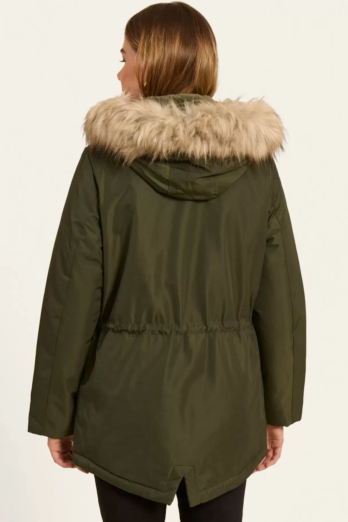 Cappotti NAF NAF con Trench Classico e Parka Bupark in Cachi - Eleganza Pratica per Ogni Stagione