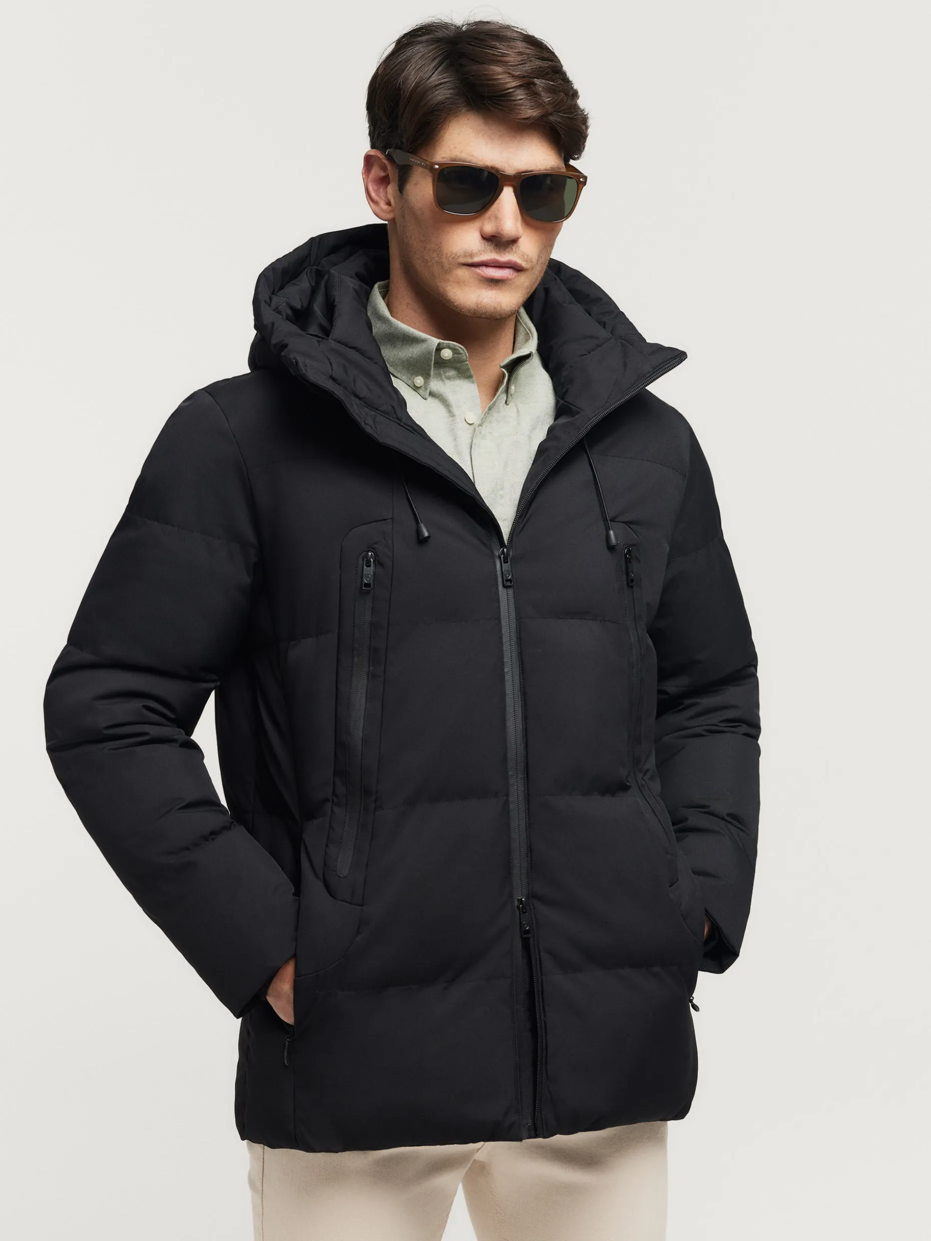 Giacca Parka Premium Alvaro Moreno - Cappuccio Regolabile, Design Esclusivo per Massimo Conforto Stagionale | Tessuto Tecnologico Antivento, Modello Unisex 2024 | Ideale per Escursioni e Urban Style