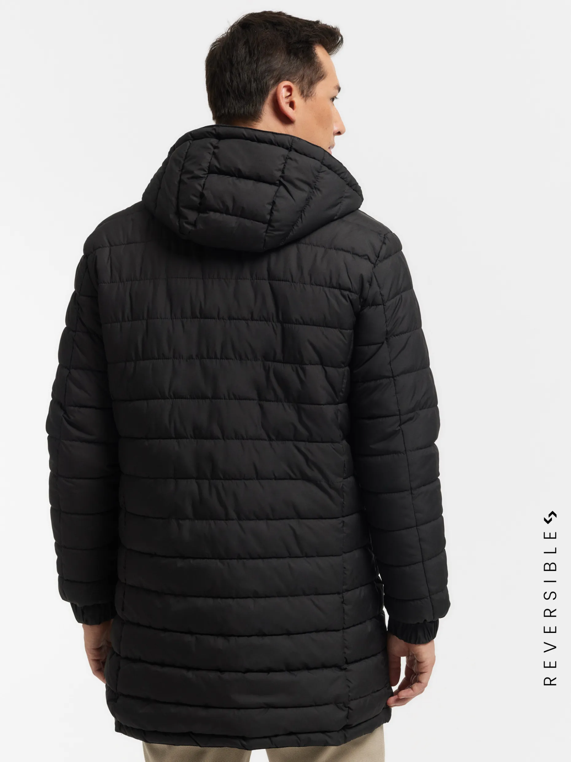 Giacca Parka Ratched Doppia Faccia - Colore Terra Bruciata | Design Versatile di Alvaro Moreno Nuova Collezione