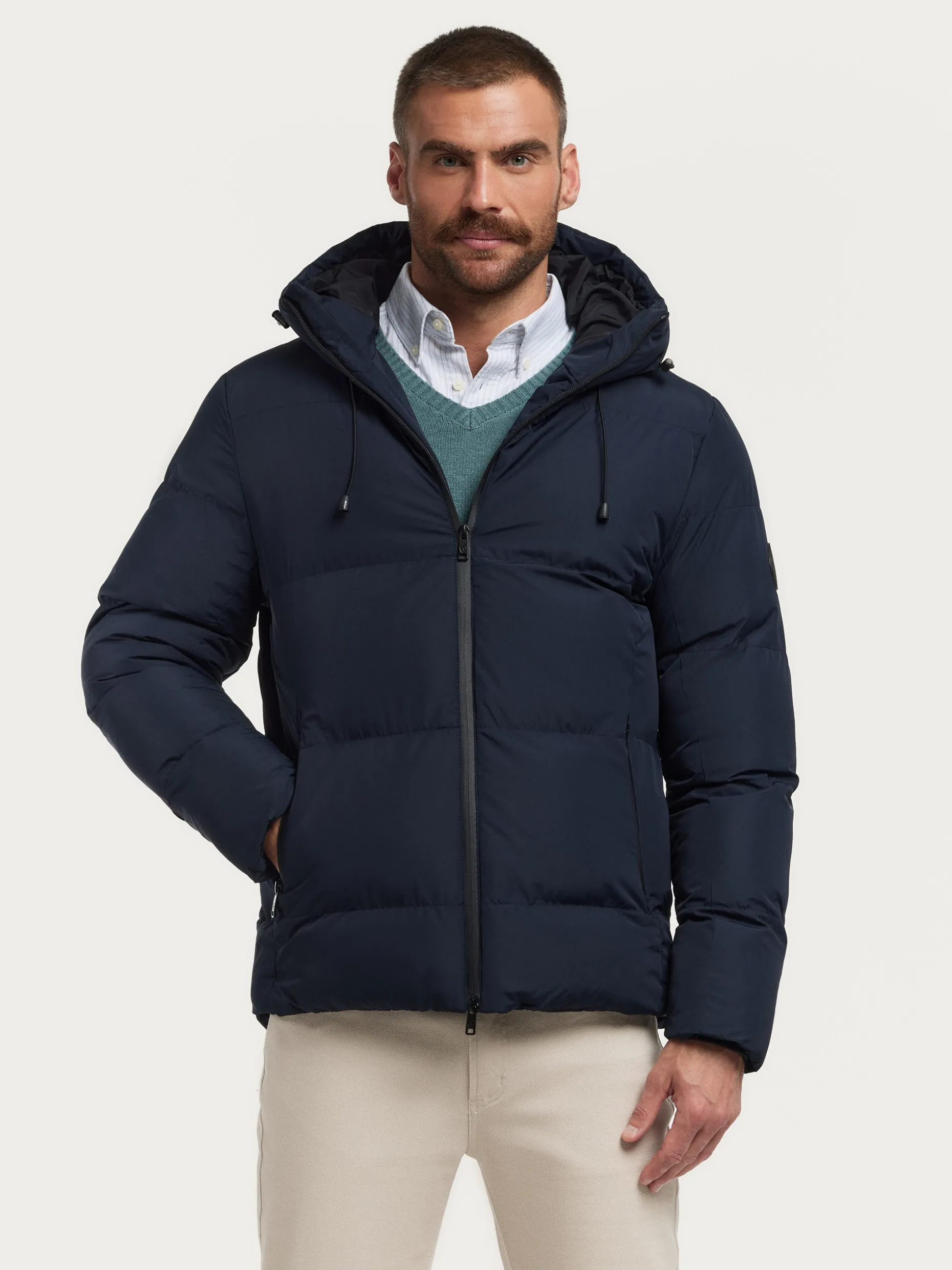 Giacca Invernale Skywear Uomo - Design Esclusivo Alvaro Moreno con Cappuccio Regolabile, Tasca Termica e Tessuto Impermeabile [Edizione Limitata Autunno 2024]