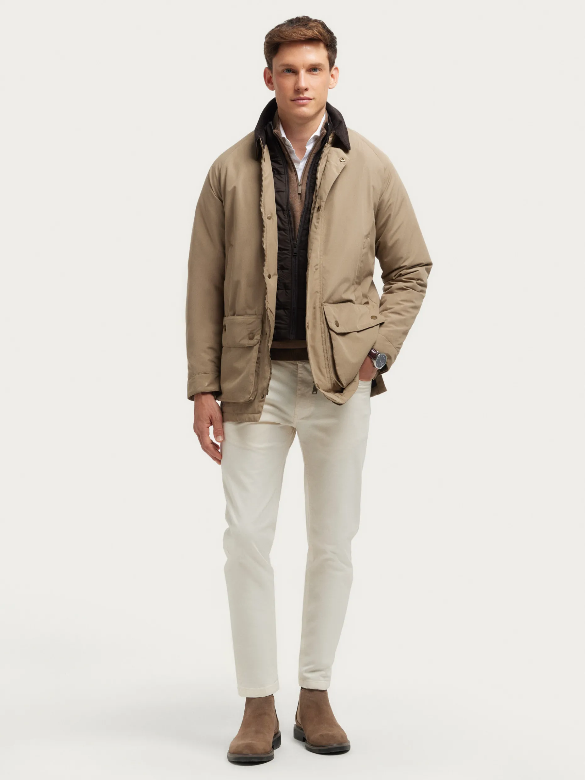 Alvaro Moreno - Cappotto Parka Elegante con Cappuccio, Stile Urbano Autunno-Inverno 2024 

(：、，，)