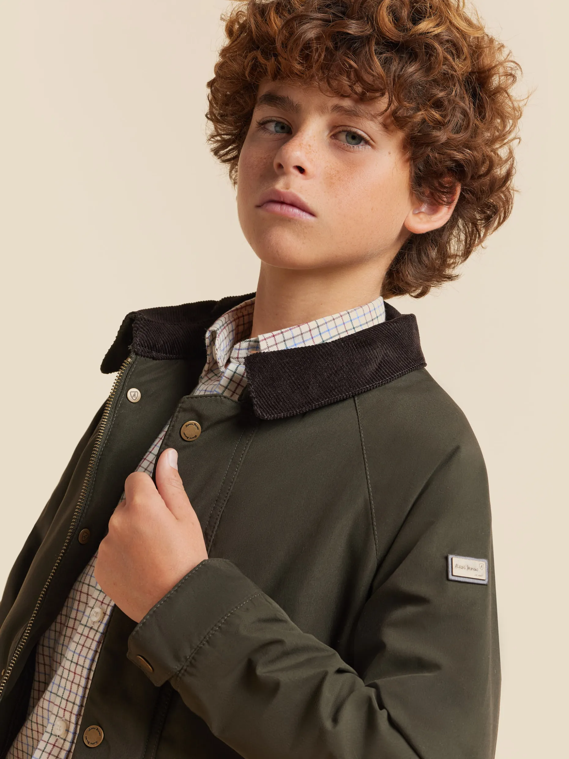 Alvaro Moreno Junior Parka Impermeabile con Cappuccio Regolabile per Bambini - Vendita Diretta Online