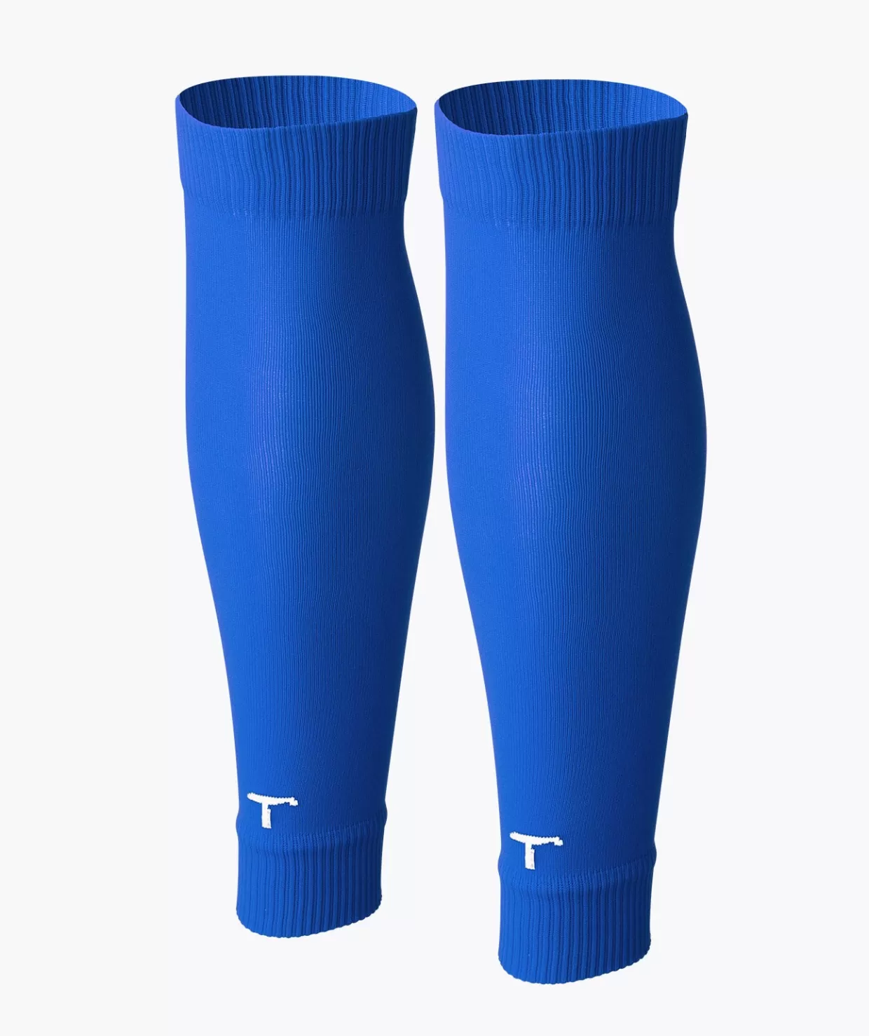 Calzettoni e Parastinchi T1TAN Pro - Rinforzati per il calcio con fascia elastica blu intenso