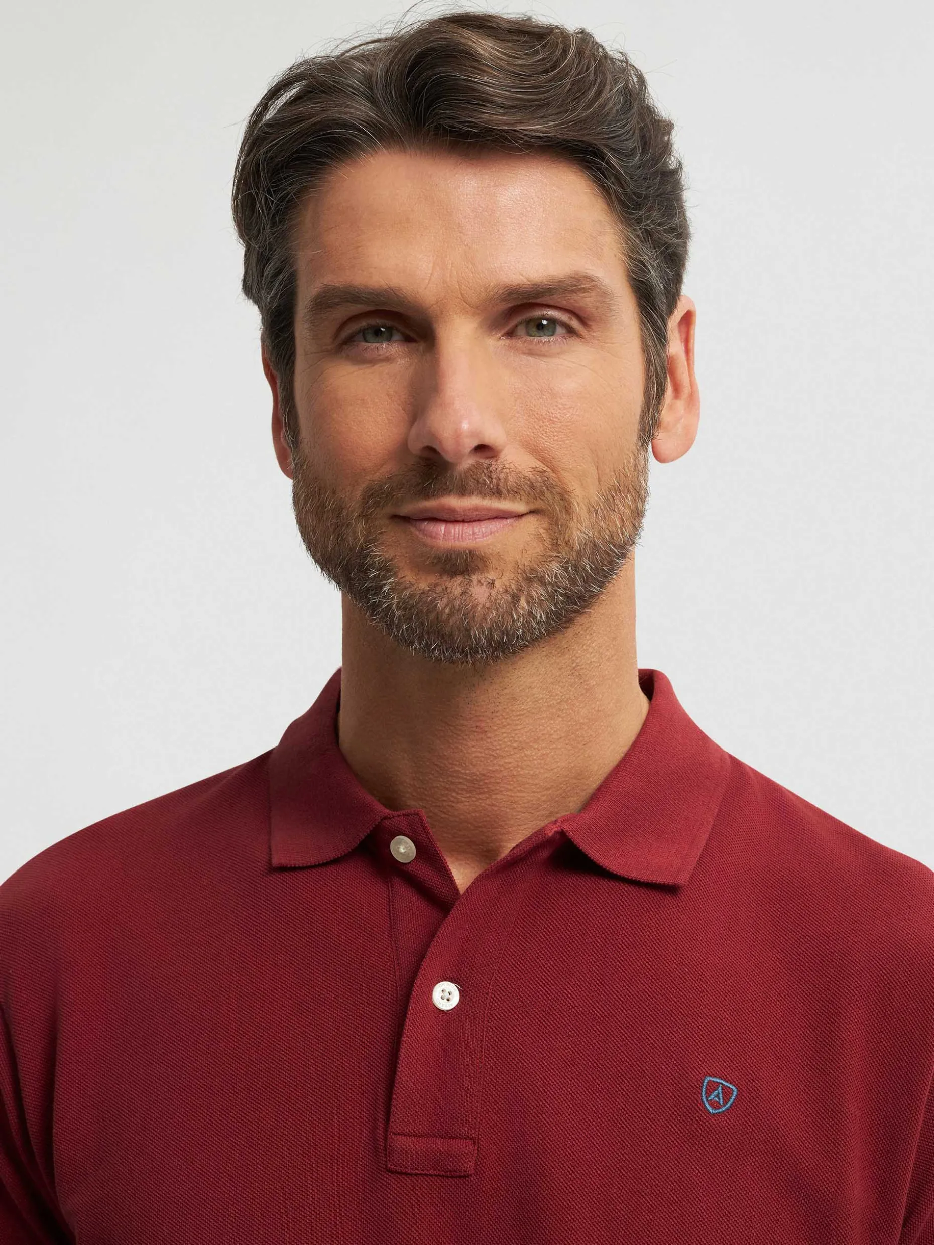 Maglietta Polo Classica Alvaro Moreno - Modello Essential Uomo - Tessuto Traspirante - Confezione Elegante