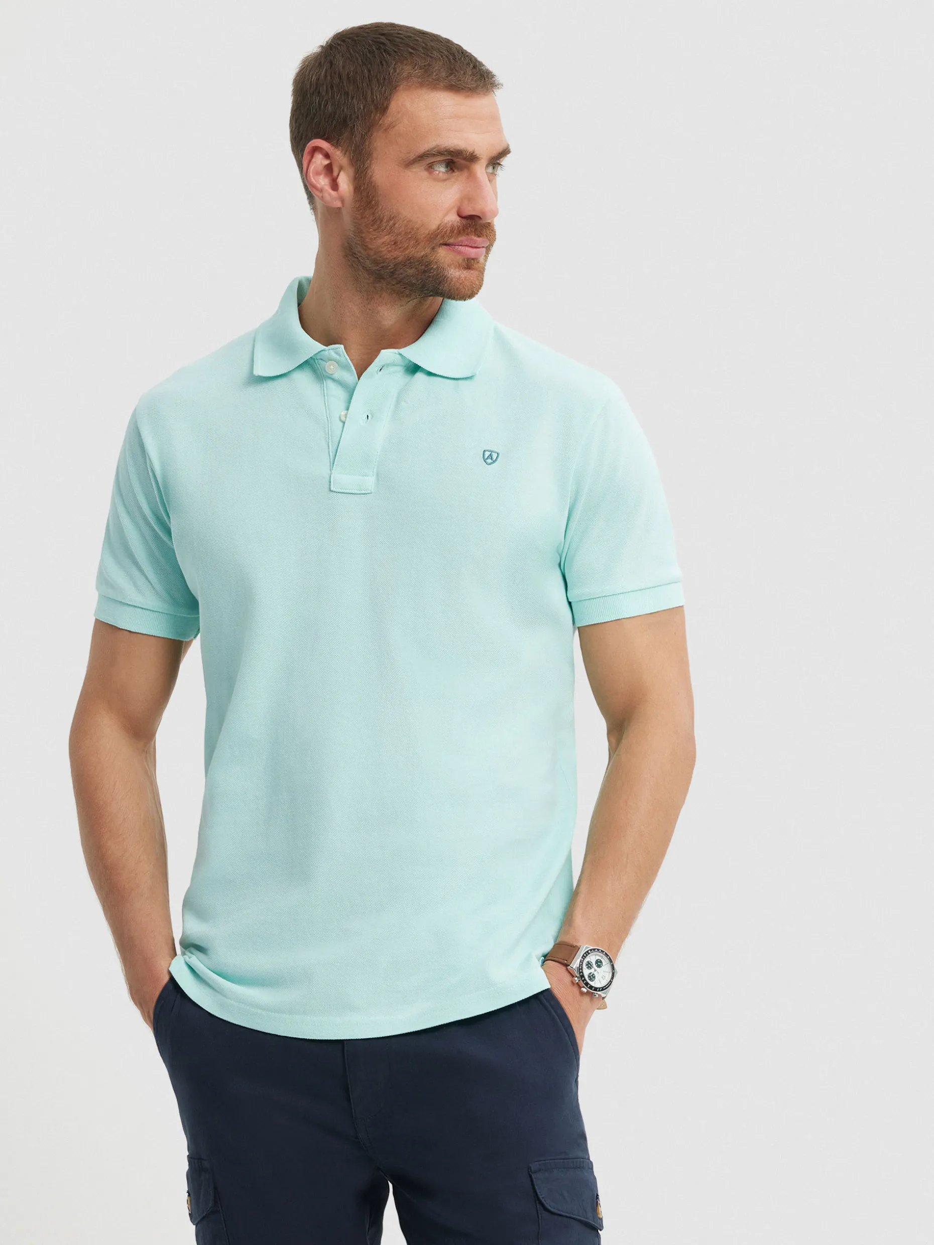 Maglia Polo Classica Firma Alvaro Moreno - Tessuto Traspirante, Comfort Ottimale, Stile Senza Tempo