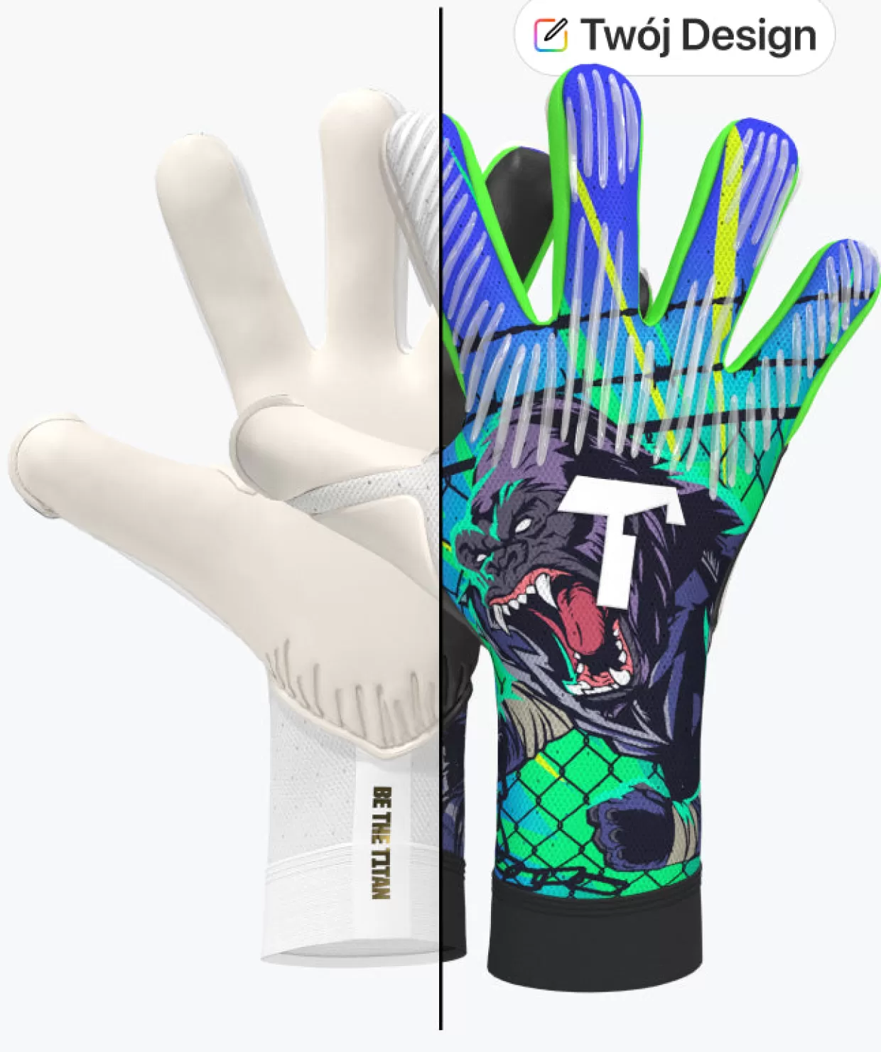 Guanti da Allenamento T1TAN Rebel 2.0 per Giovani Atleti - Design Ergonomico MyGlove Collection