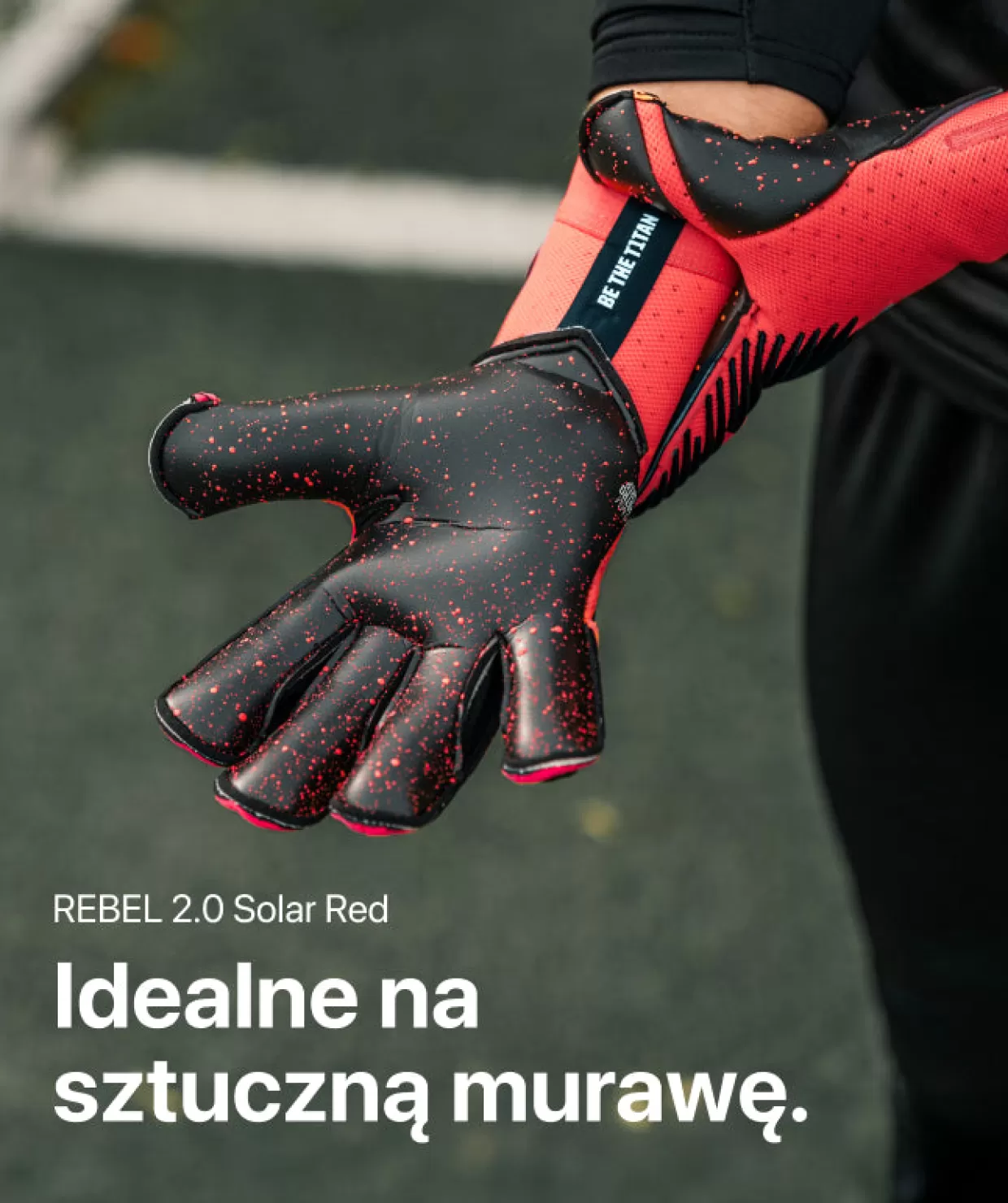 Guanti Junior Titan Rebel 2.0 con Protezioni Integrate - Rosso Solar Edition, Linea Pro Junior FP Sport

（：，，/，，
