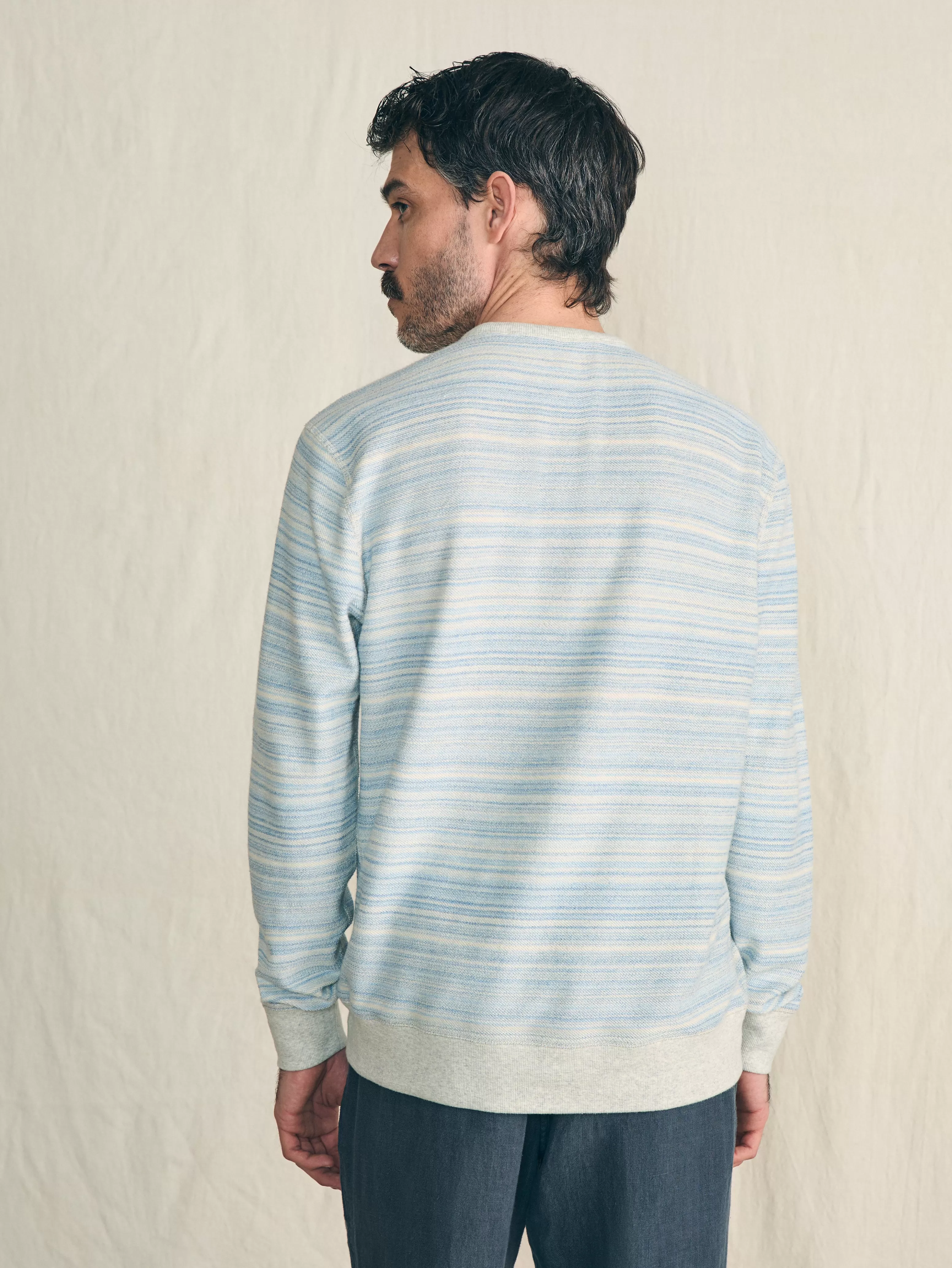 Maglione Reversibile in French Terry - Confezione Morbida con Design Versatile | Ultimi Pezzi Faherty - Promozione Esclusiva