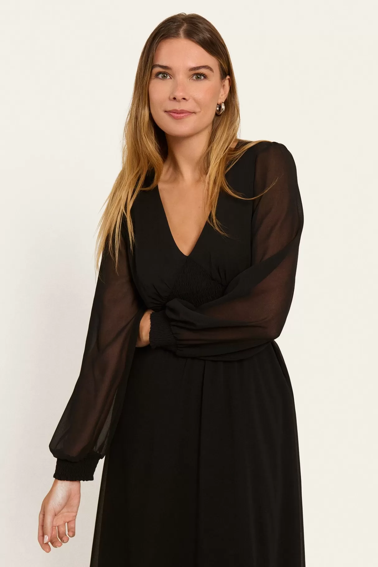 NAF NAF Design | Abito Elegante Kelly in Tonalità Noir - Capo Unisex per Serate Speciali