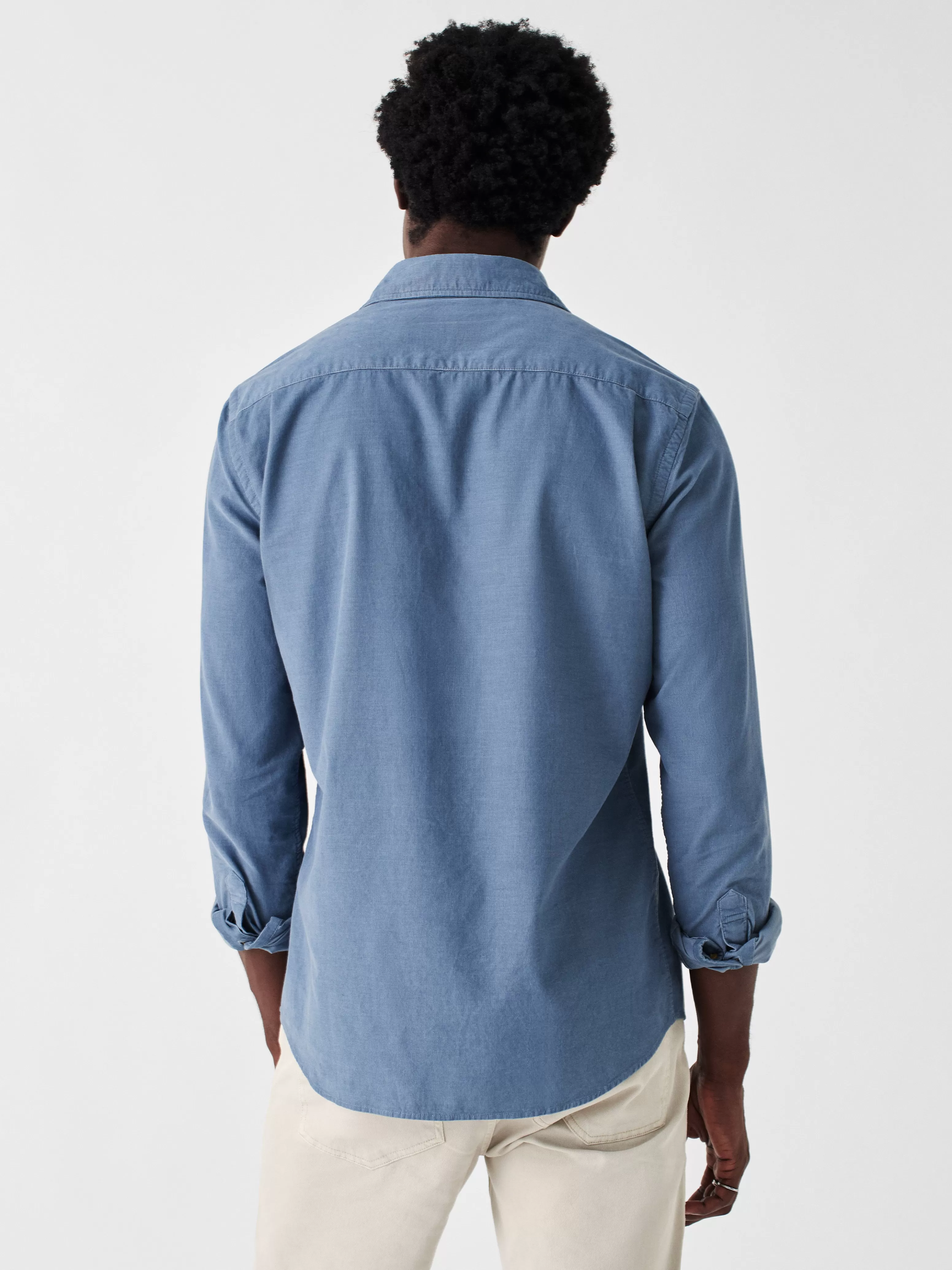 Camicia in Velluto Elasticizzato Faherty - Modello Confortevole per Stagioni Fredde