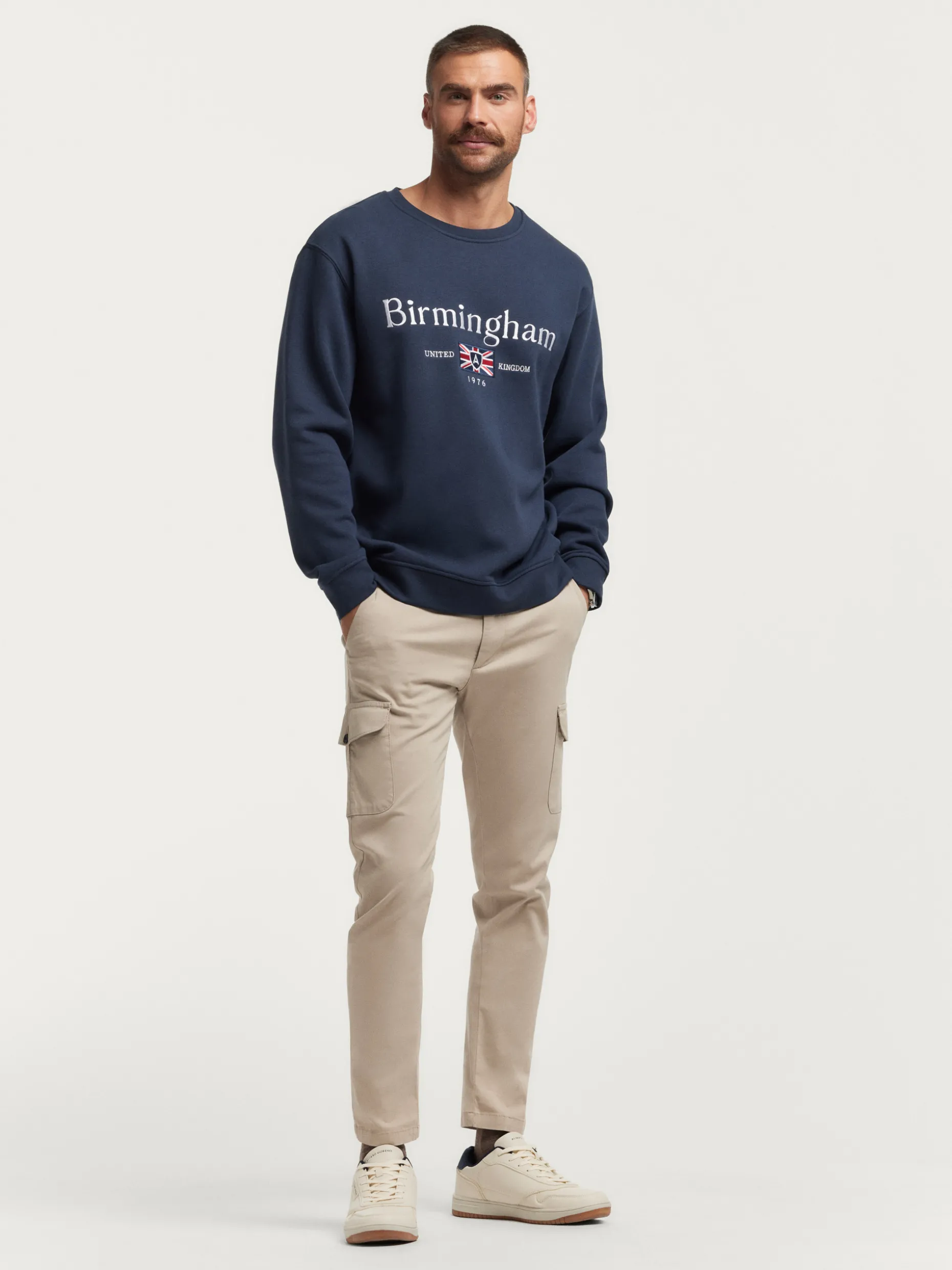 Felpa Birmingham con Cappuccio - Stile Casual Autunno/Inverno 2024, Alvaro Moreno Outlet Esclusivo