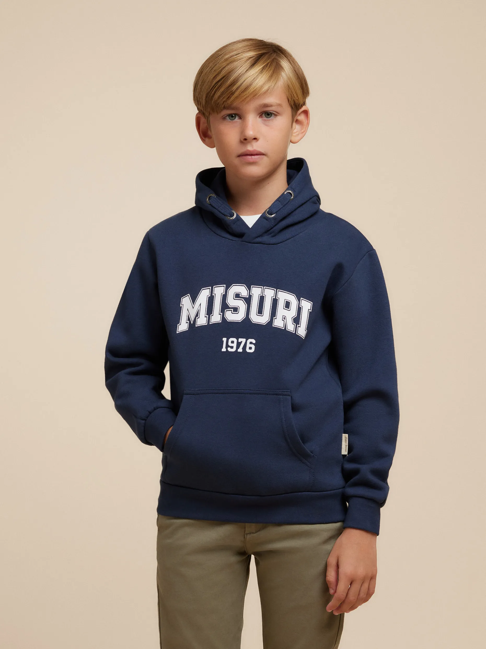 Felpa Unisex Bambini con Design Moderno - Collezione Primavera di Alvaro Moreno  

(：：、、