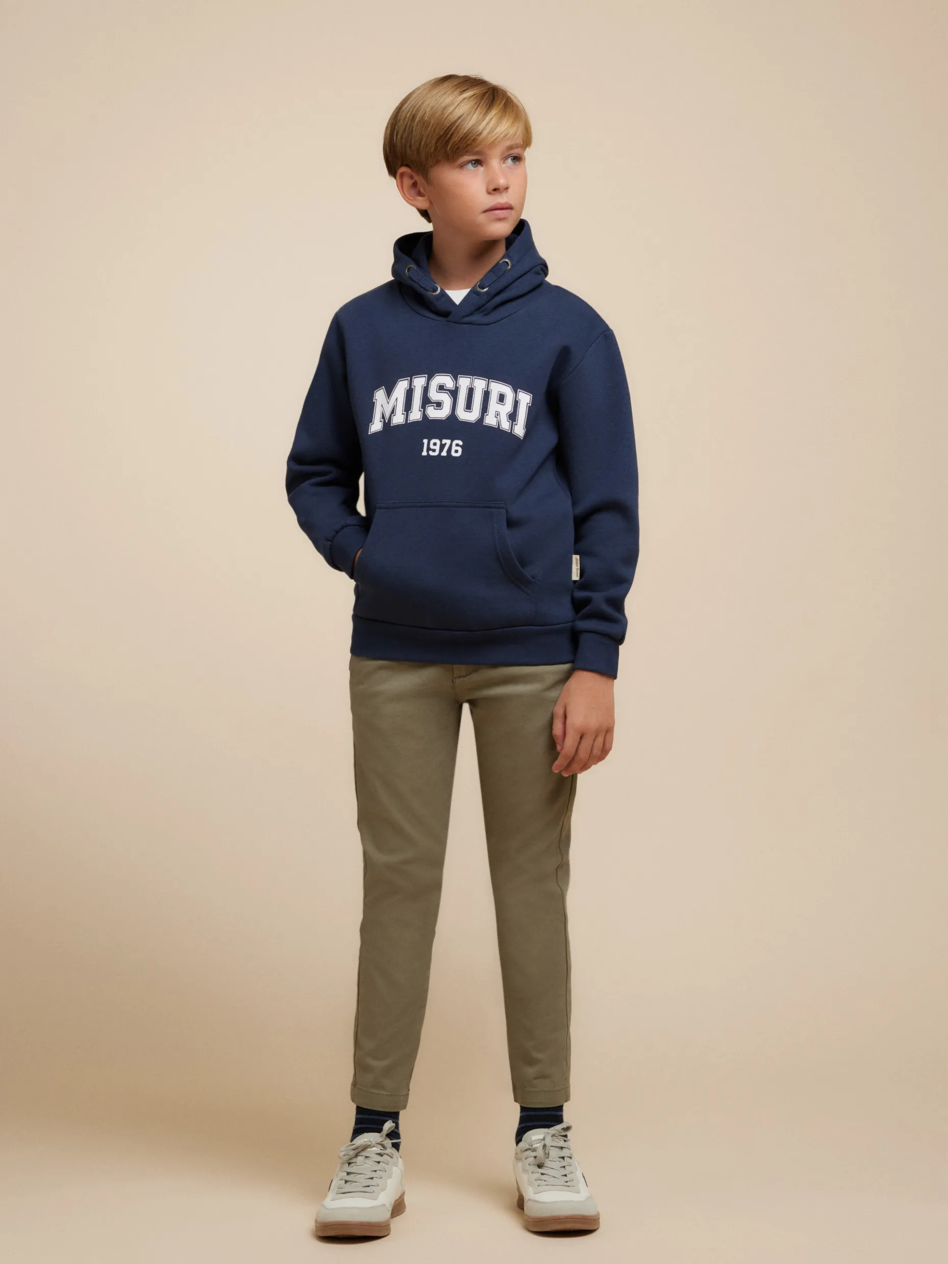Felpa Unisex Bambini con Design Moderno - Collezione Primavera di Alvaro Moreno  

(：：、、