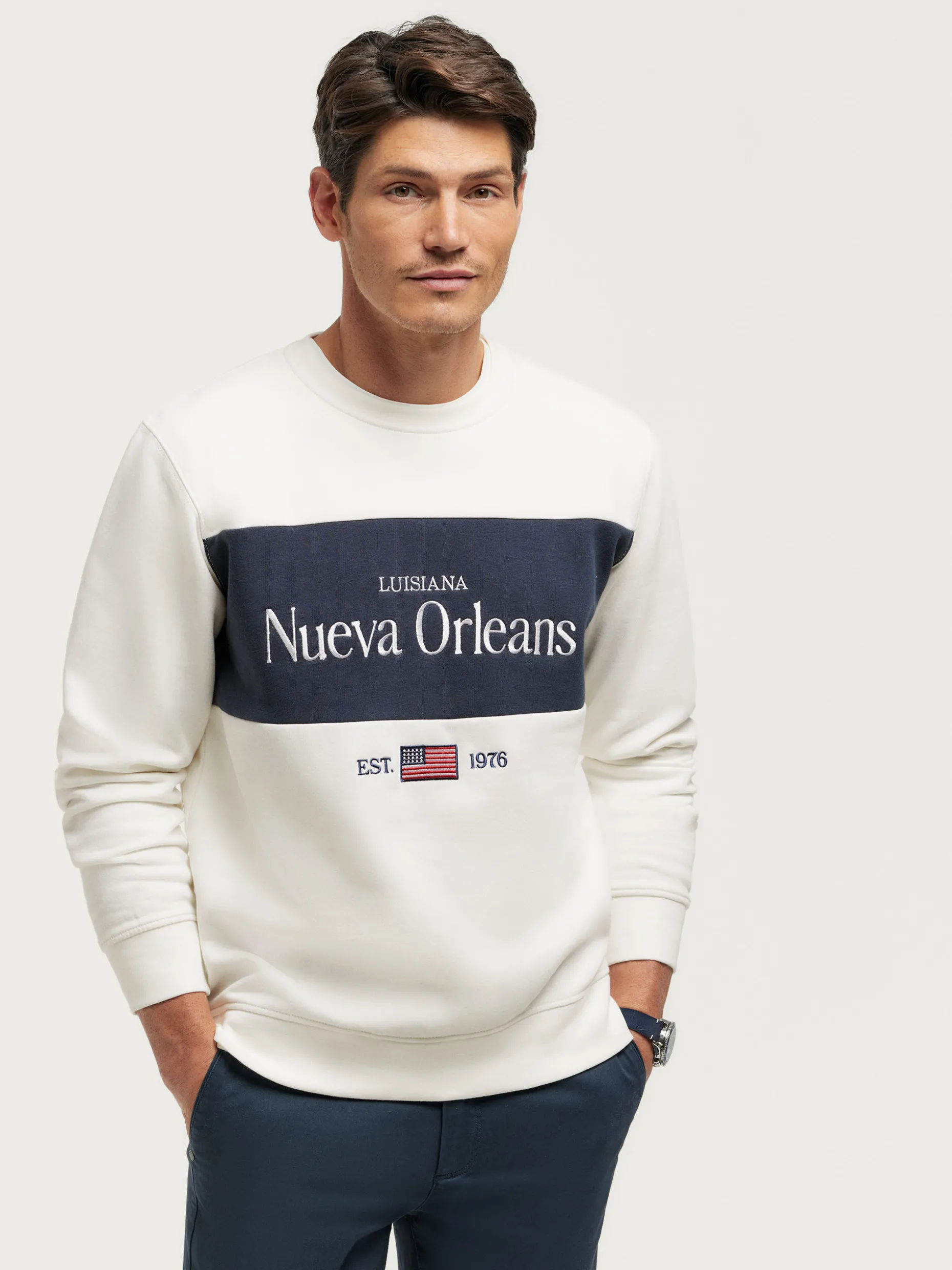 Felpa con Cappuccio Orleans | Nuova Collezione in Offerta da Alvaro Moreno