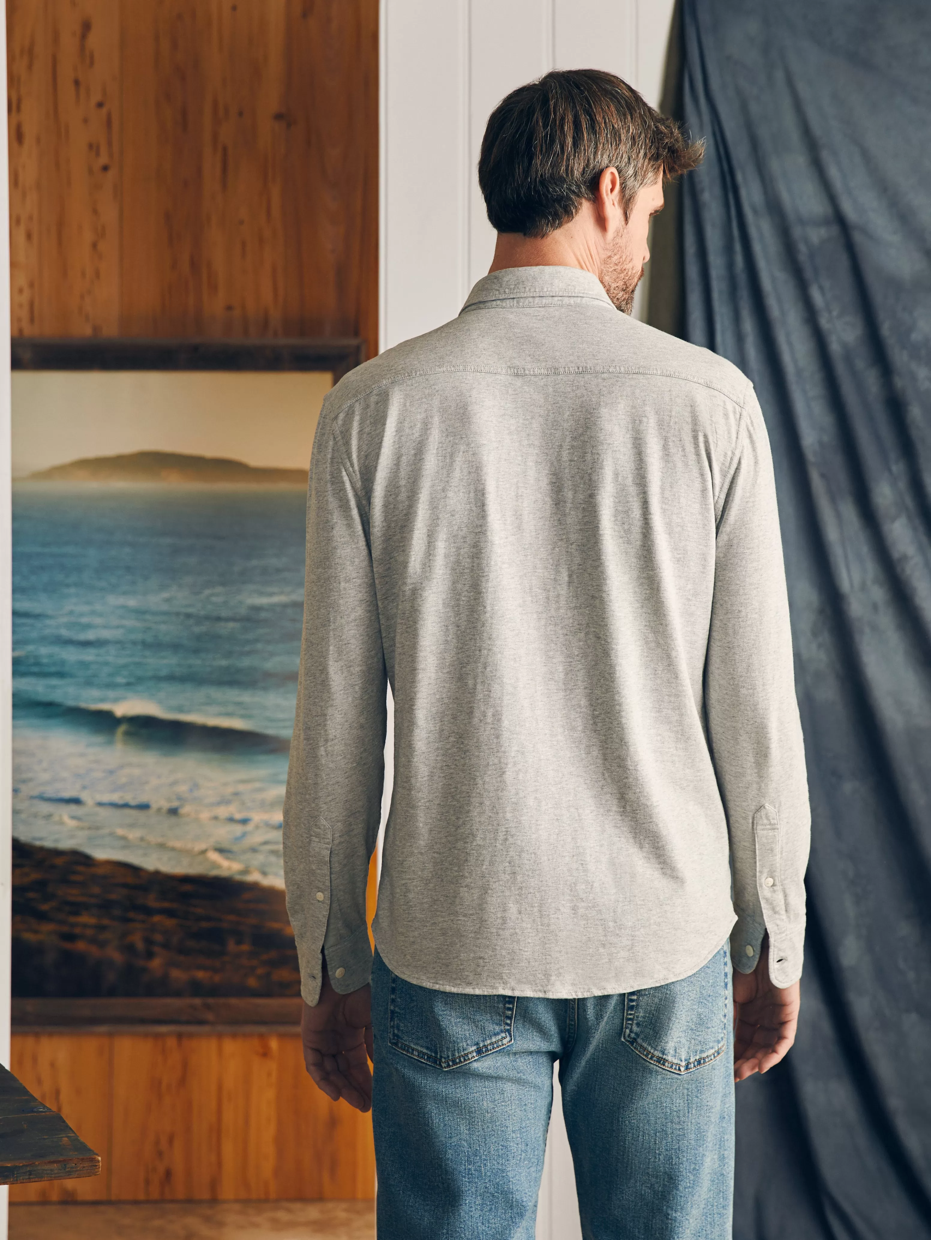 Maglia in Puro Cotone con Effetto Sole – Promozione Estiva Faherty