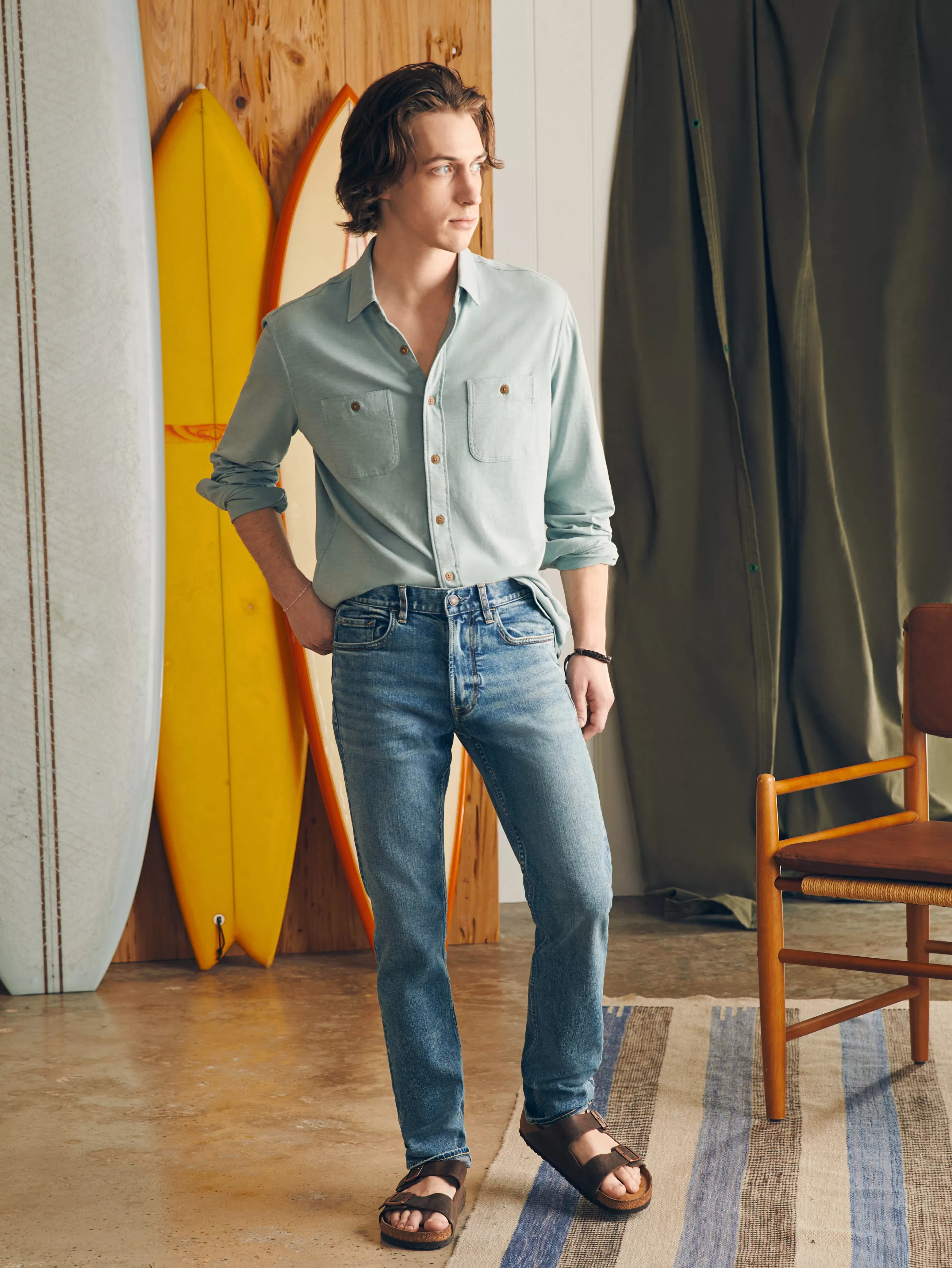 Maglia Confortevole con Tocco Vintage · Nuova Collezione Faherty · Sconto Esclusivo su Capi Estivi